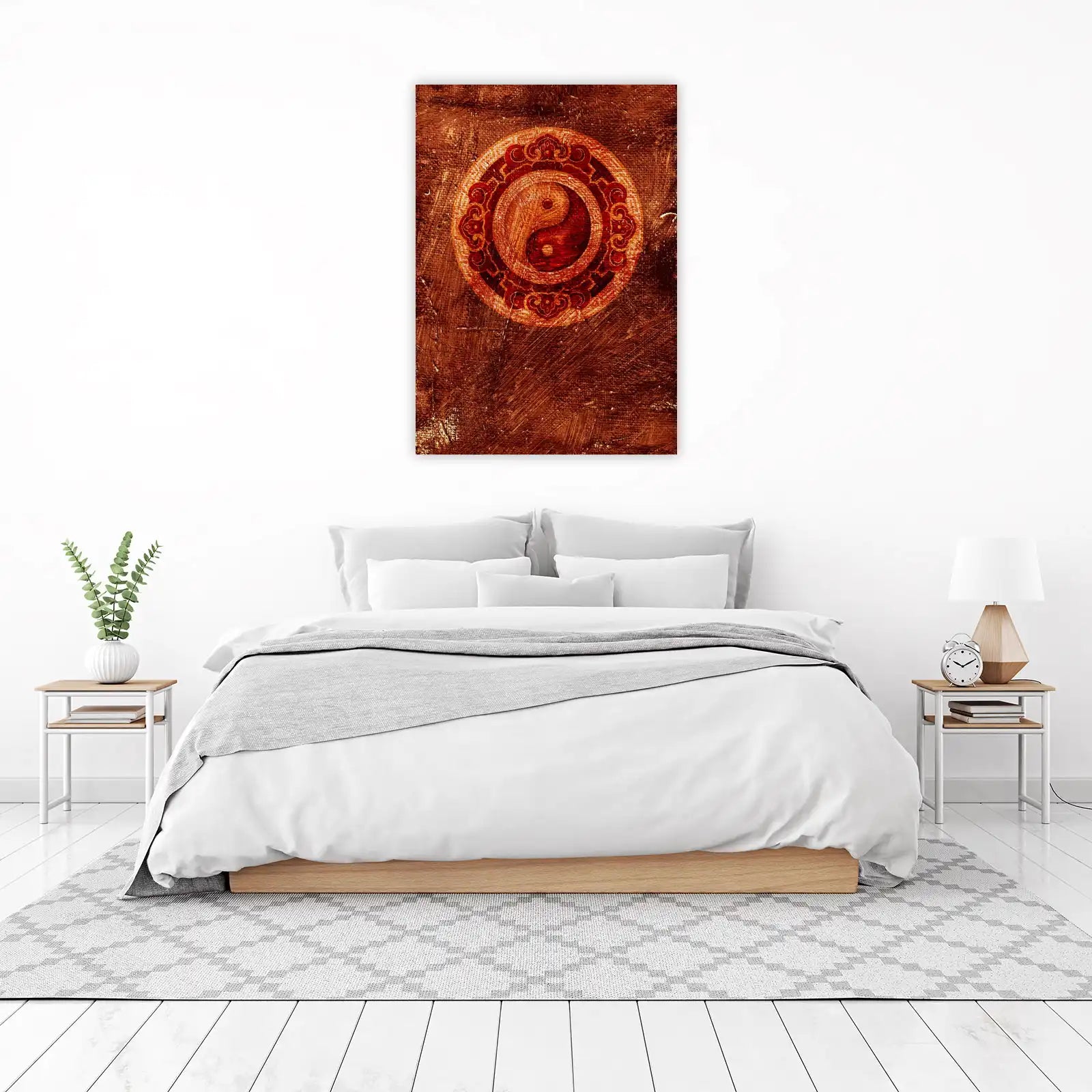 Ancient Yin Yang Zen Harmony Wall Art