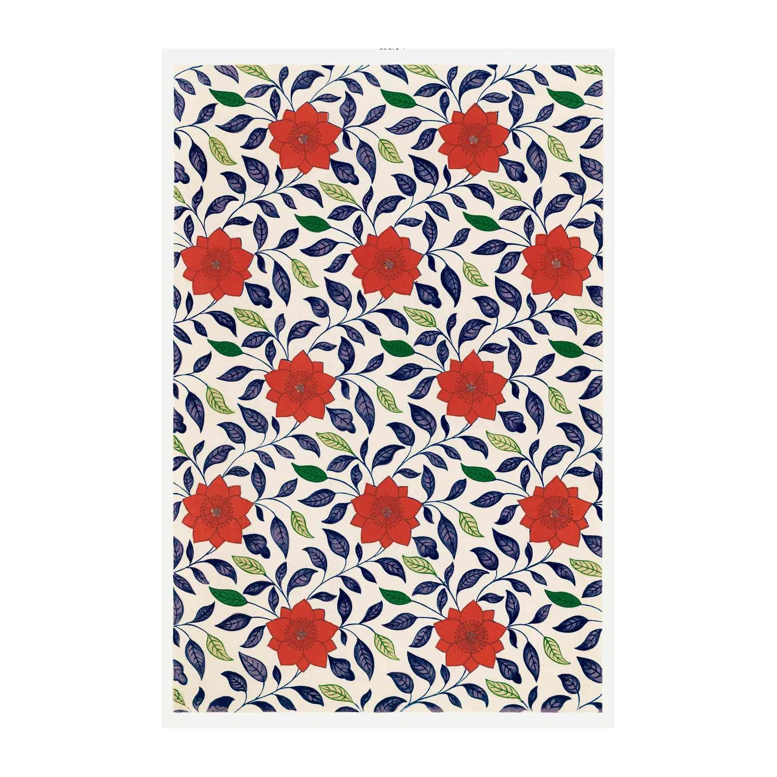 Vibrant Floral Pattern Wall Art