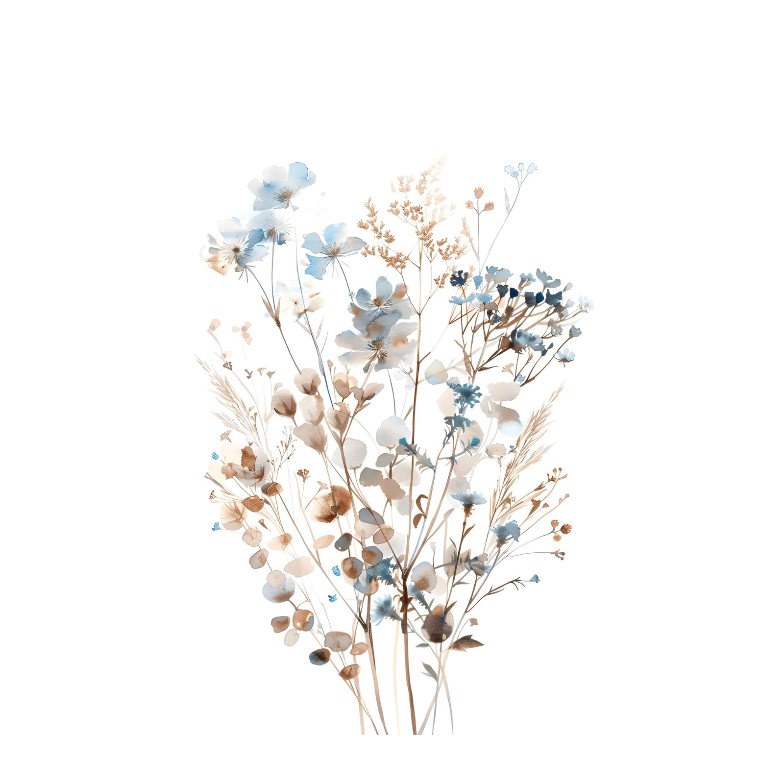 Serene Wildflower Meadow Wall Art