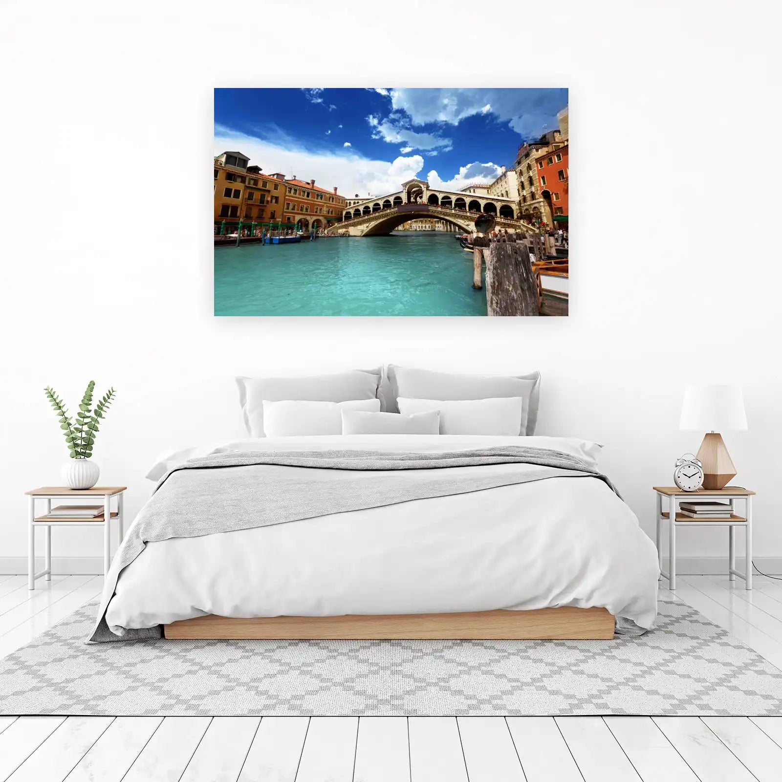 Venice Rialto Bridge Turquoise Water Wall Art