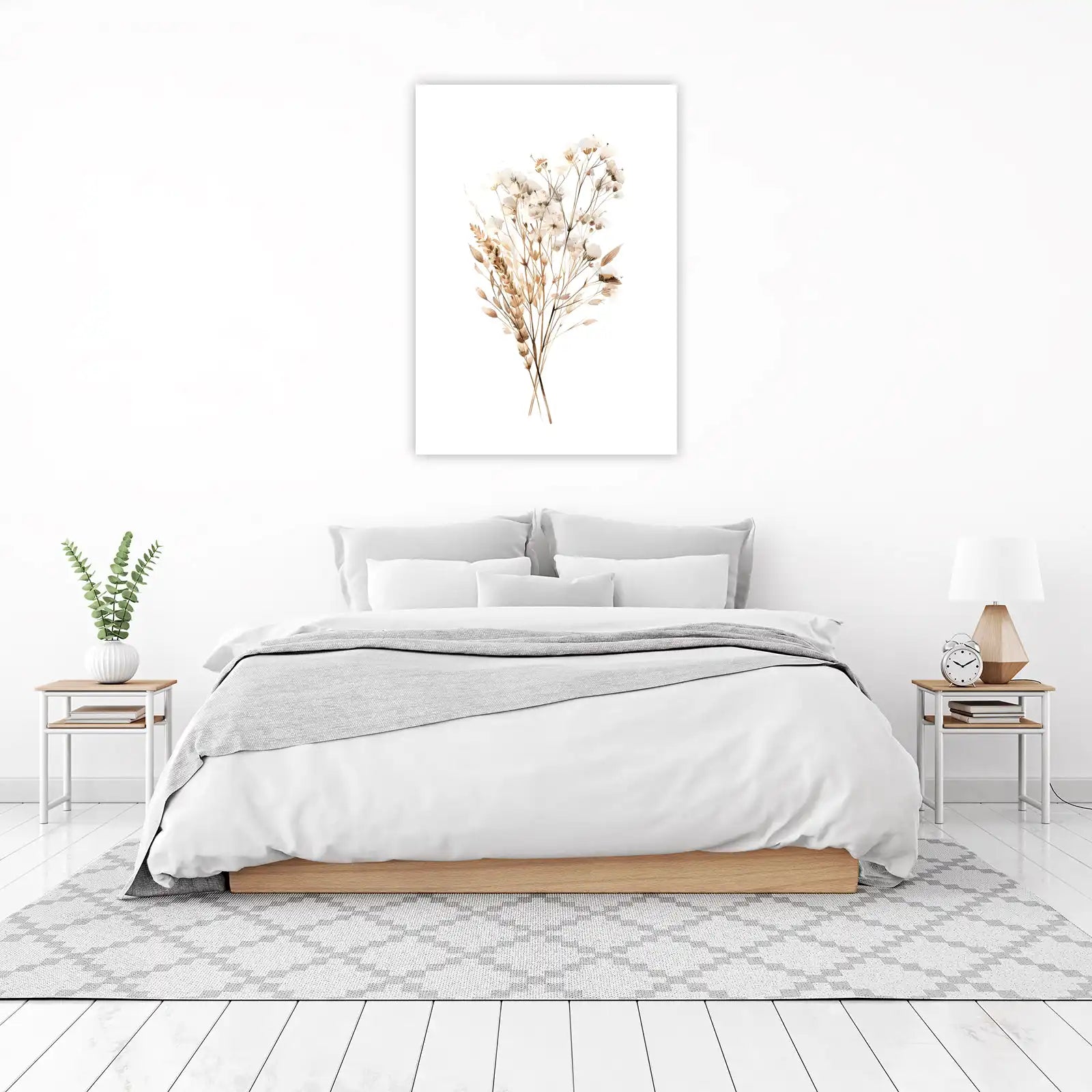 Bohemian Dried Floral Wall Art Wall Art
