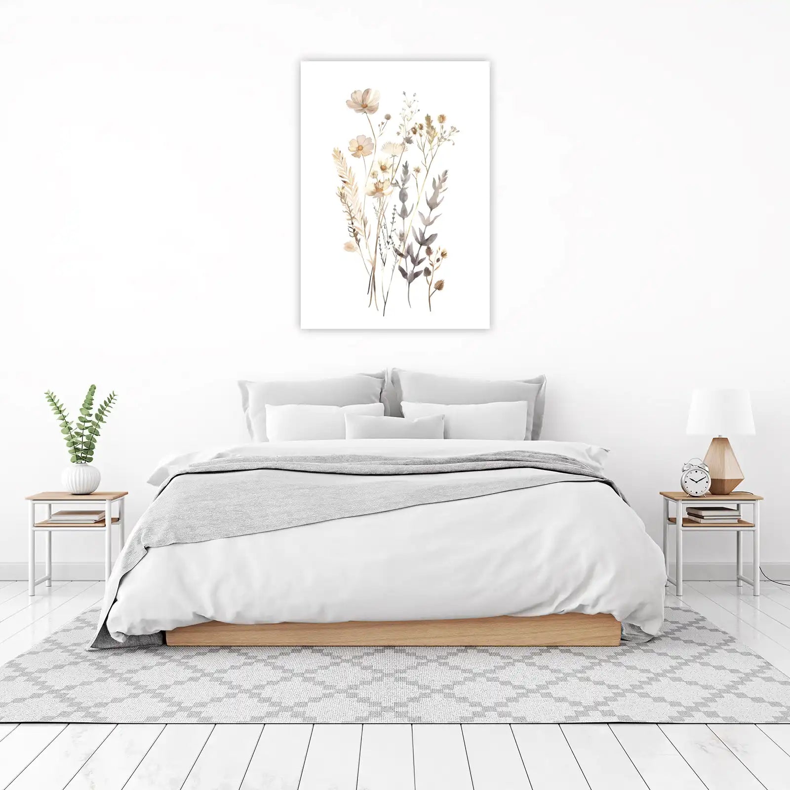 Bohemian Floral Meadow Wall Art