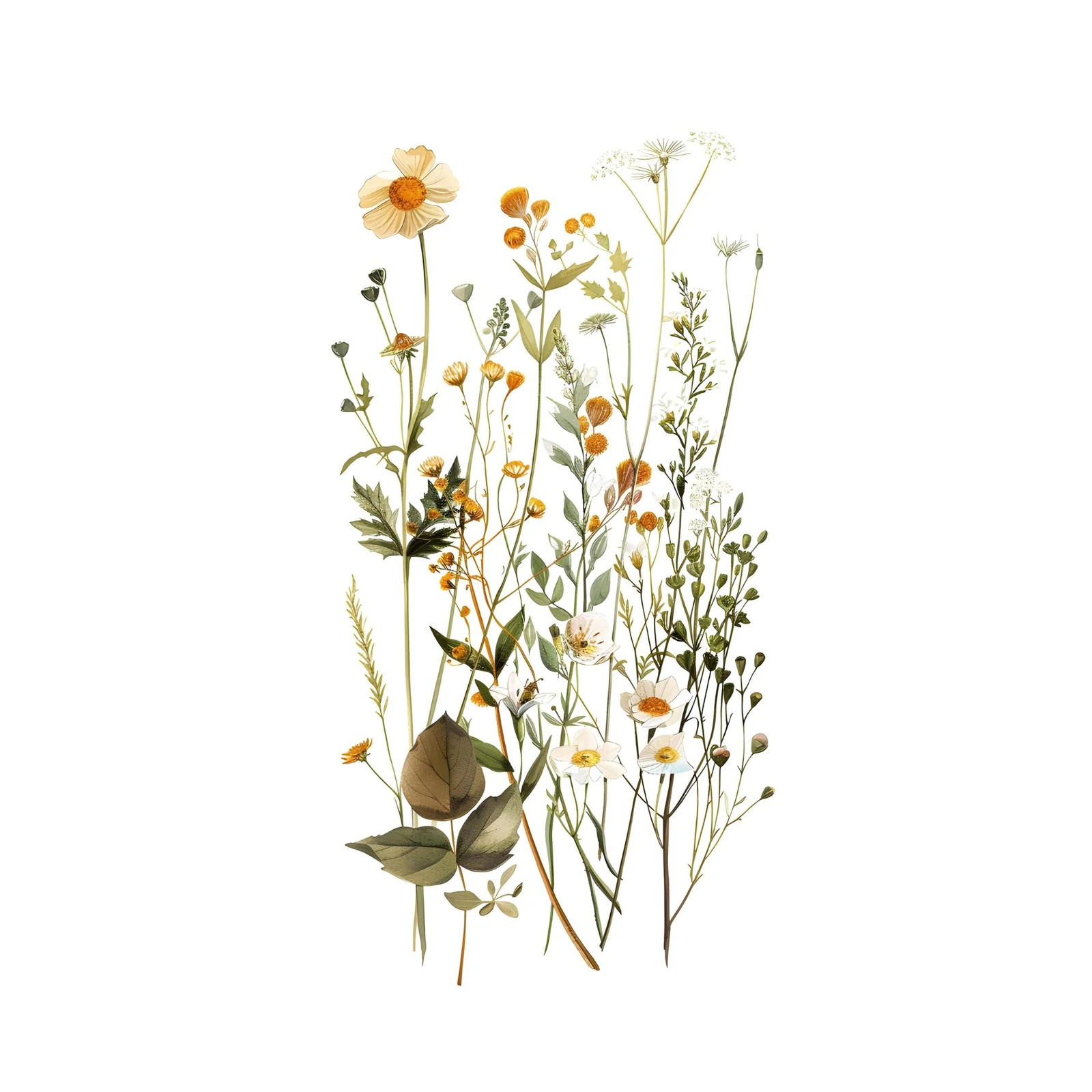 Wildflower Meadow Botanical Art Wall Art
