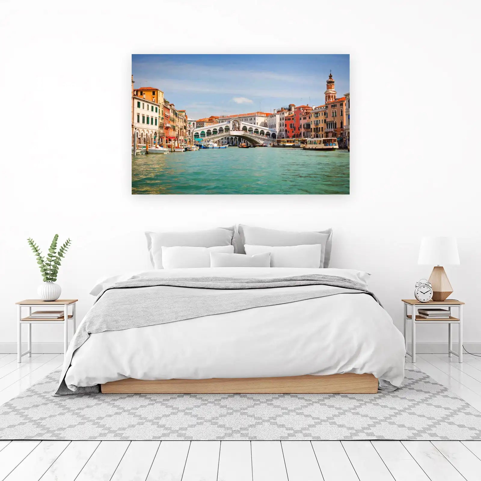 Venice Canal & Rialto Bridge Wall Art