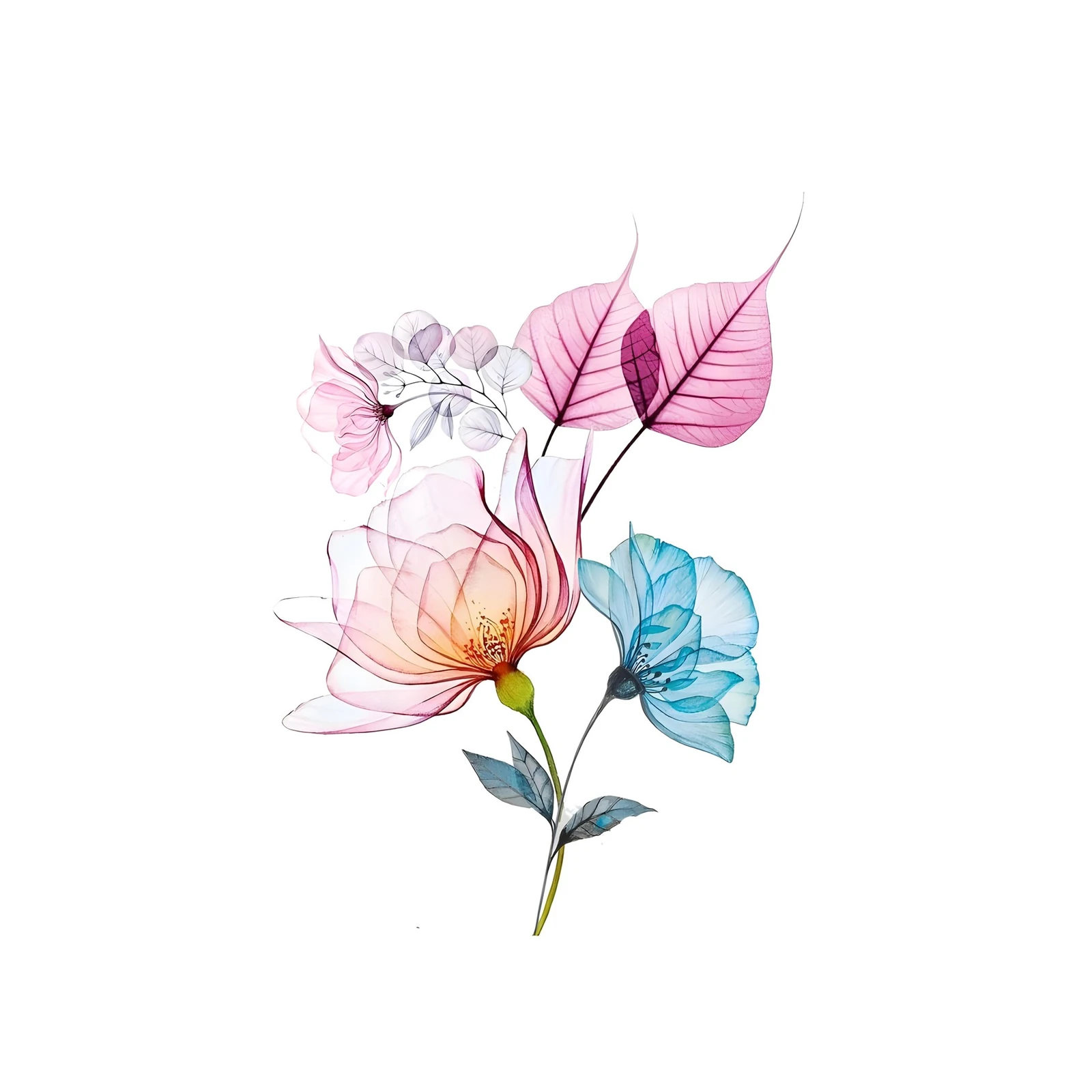 Ethereal Bloom Floral Art Wall Art