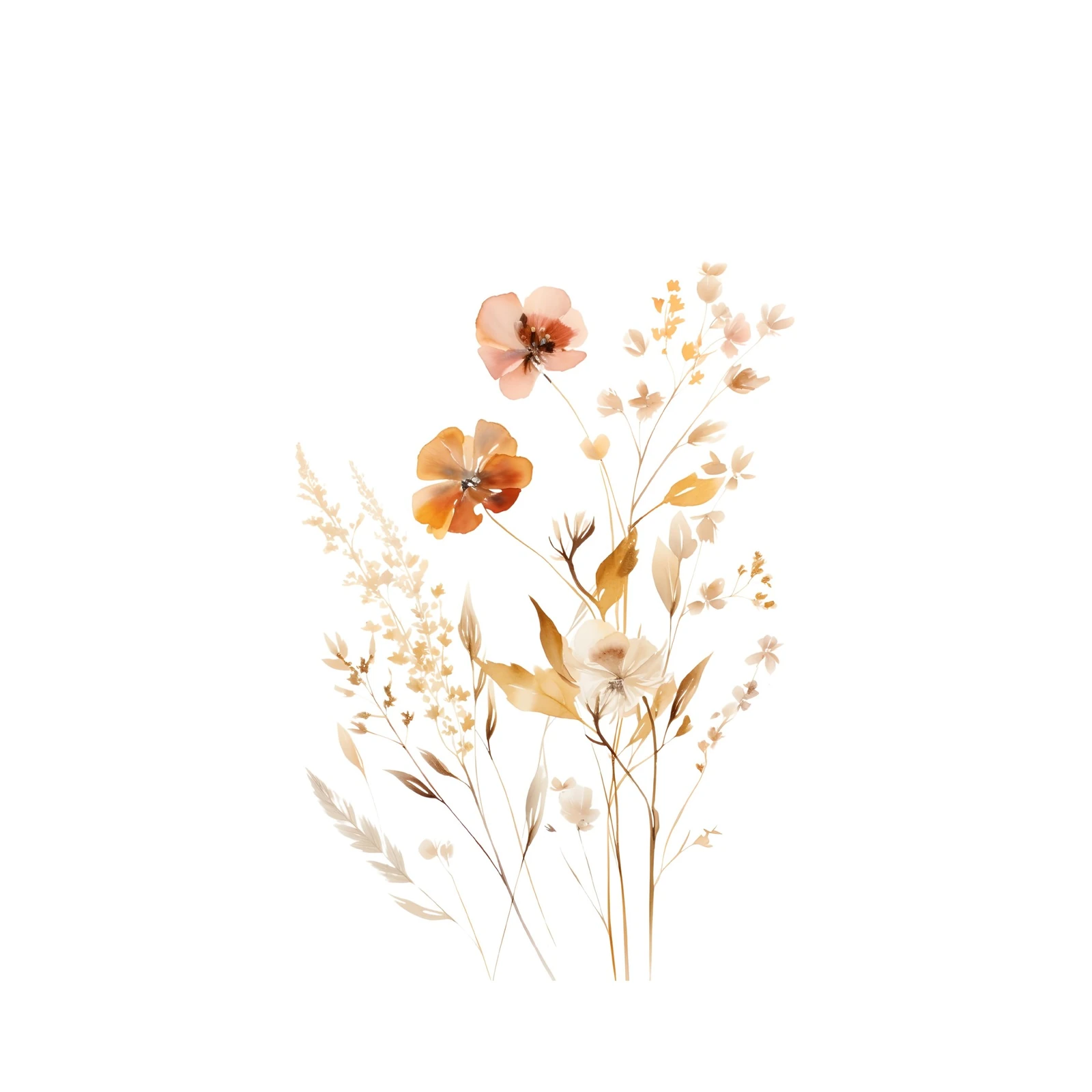 Ethereal Wildflower Meadow Wall Art