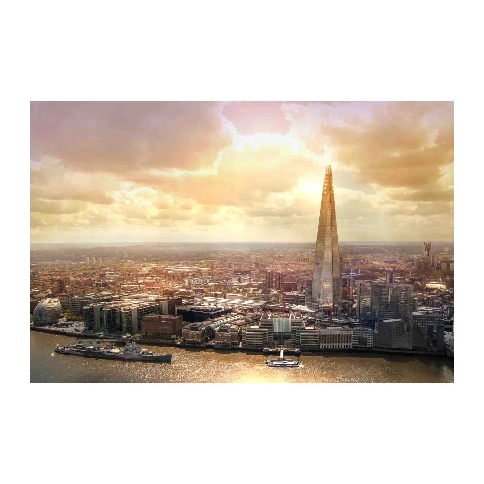 Majestic London Skyline "The Shard" Wall Art