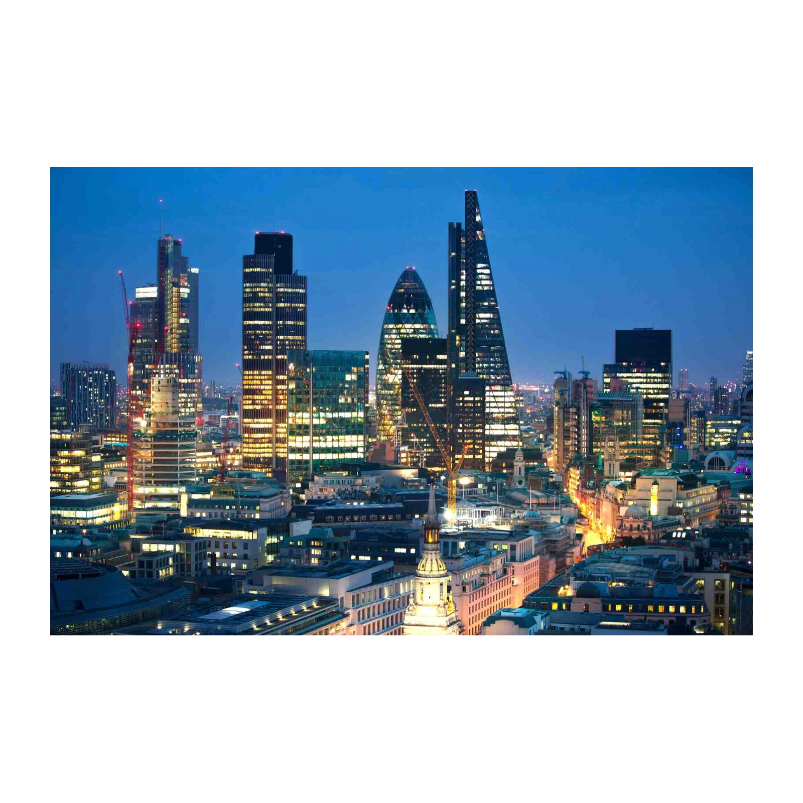 London Skyline Twilight Wall Art