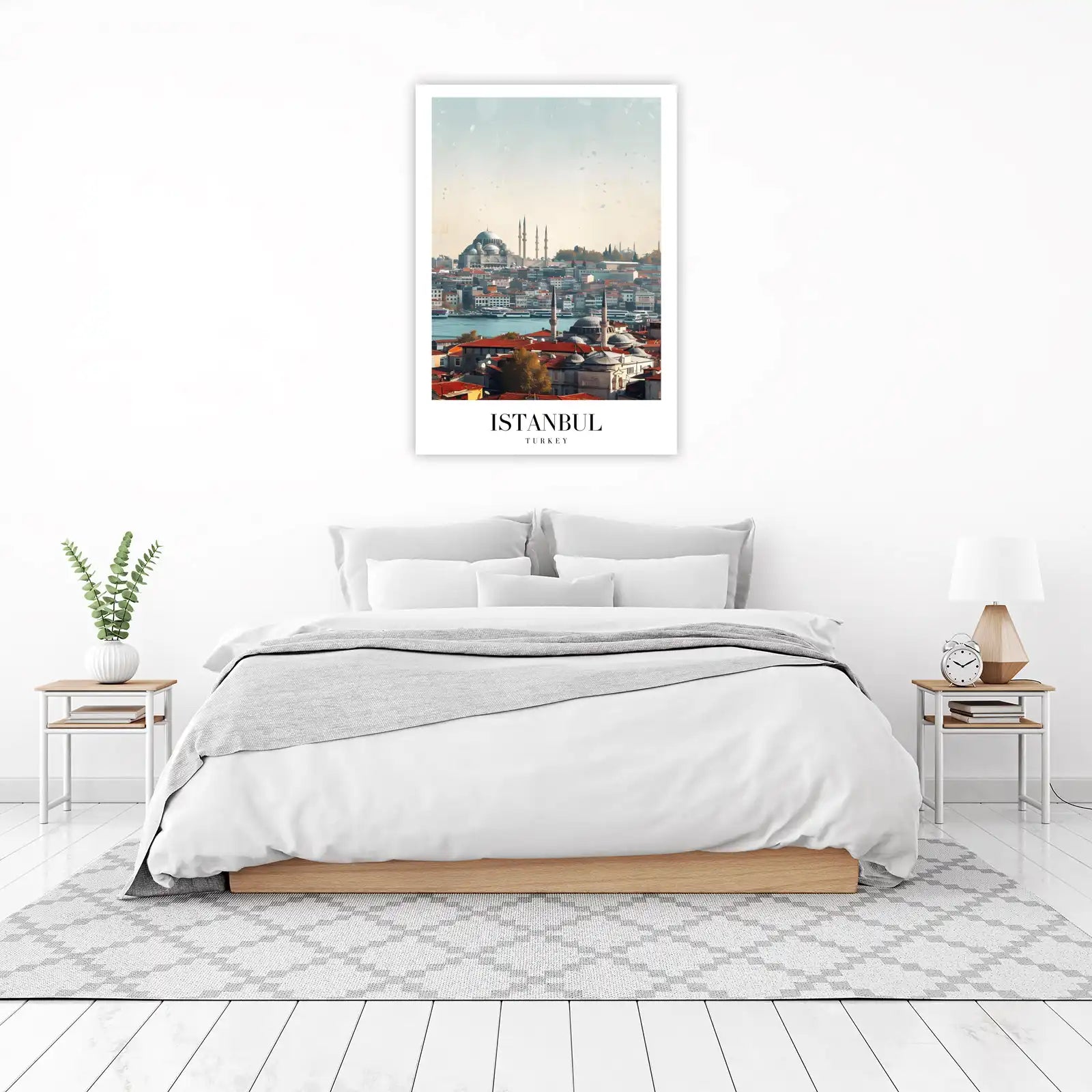 Istanbul Skyline Mosque Wall Art