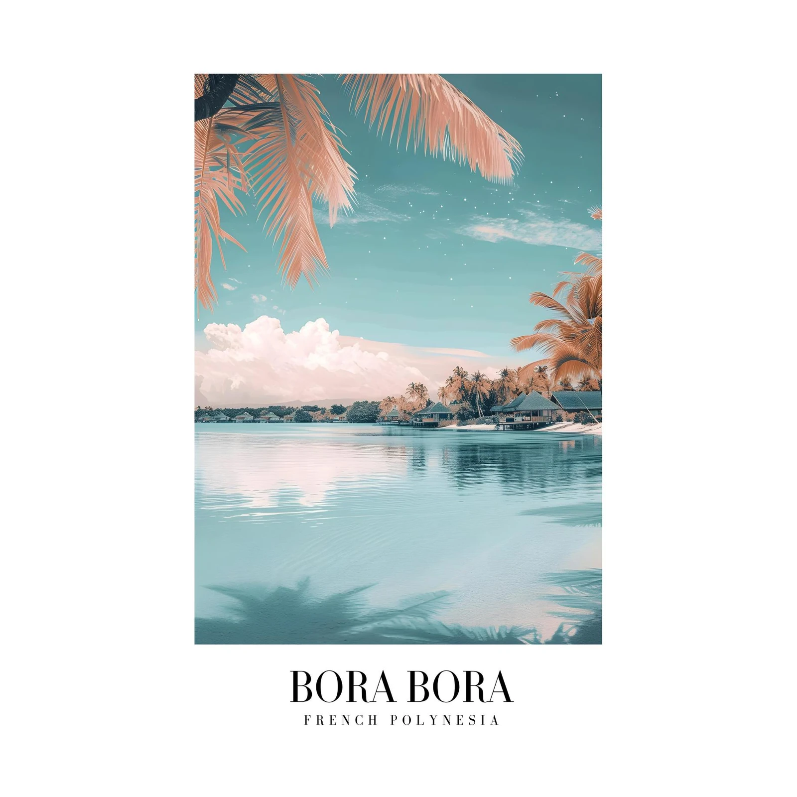 Tranquil Bora Bora Paradise Wall Art