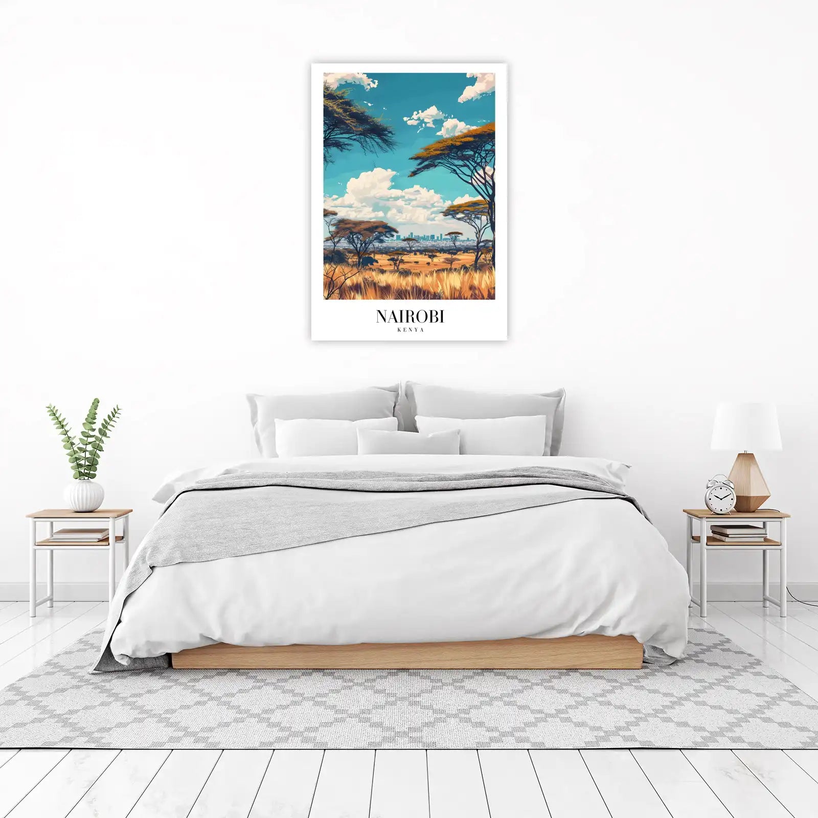 Nairobi Skyline Savannah Wall Art