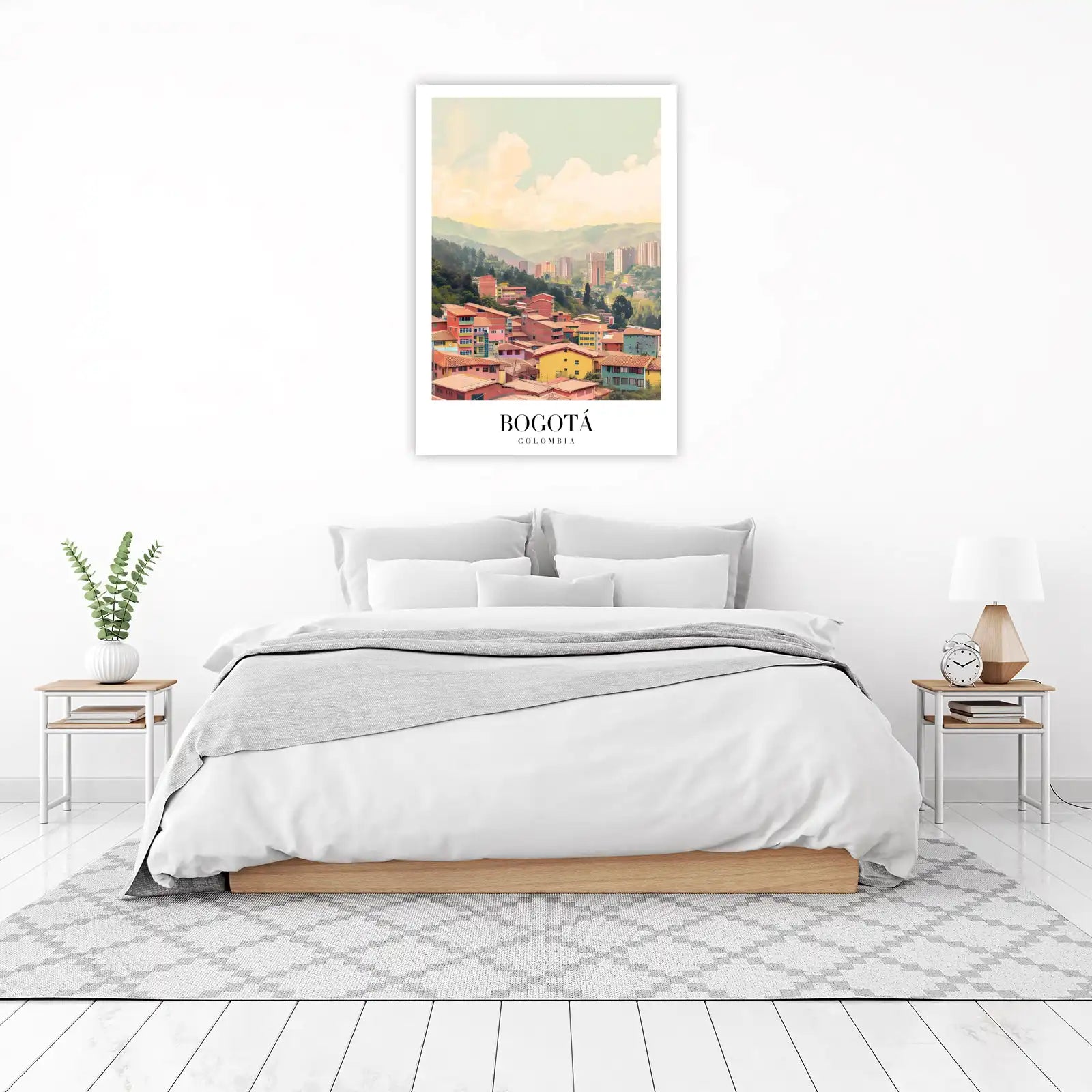 Vibrant Bogota Cityscape Wall Art