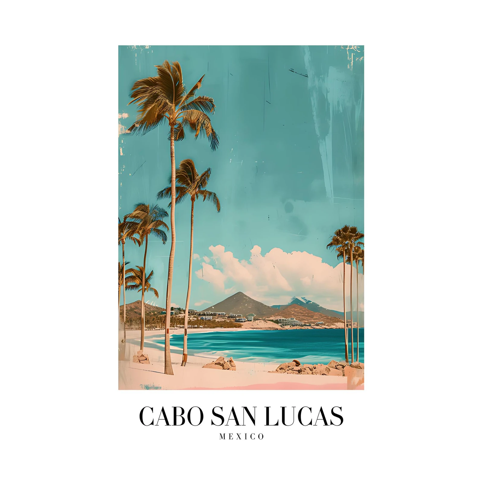 Cabo San Lucas Palm Paradise Wall Art