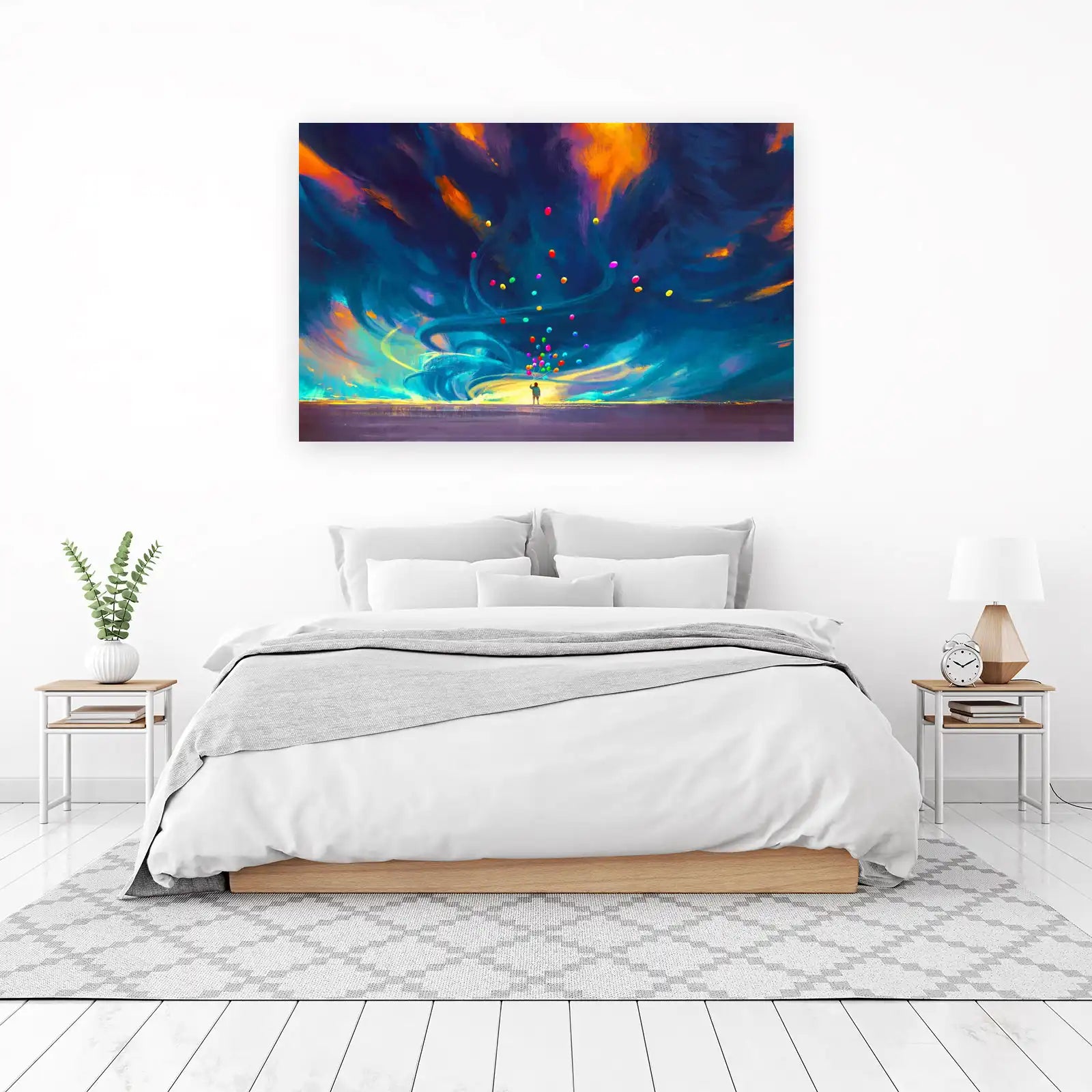 Dreamy Balloons Abstract Wall Art