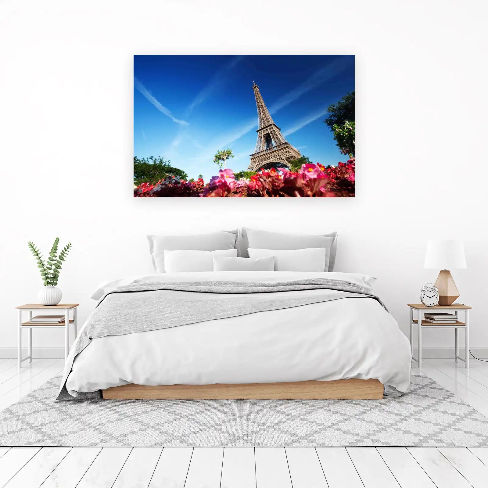 Eiffel Tower Paris Floral Dream Wall Art