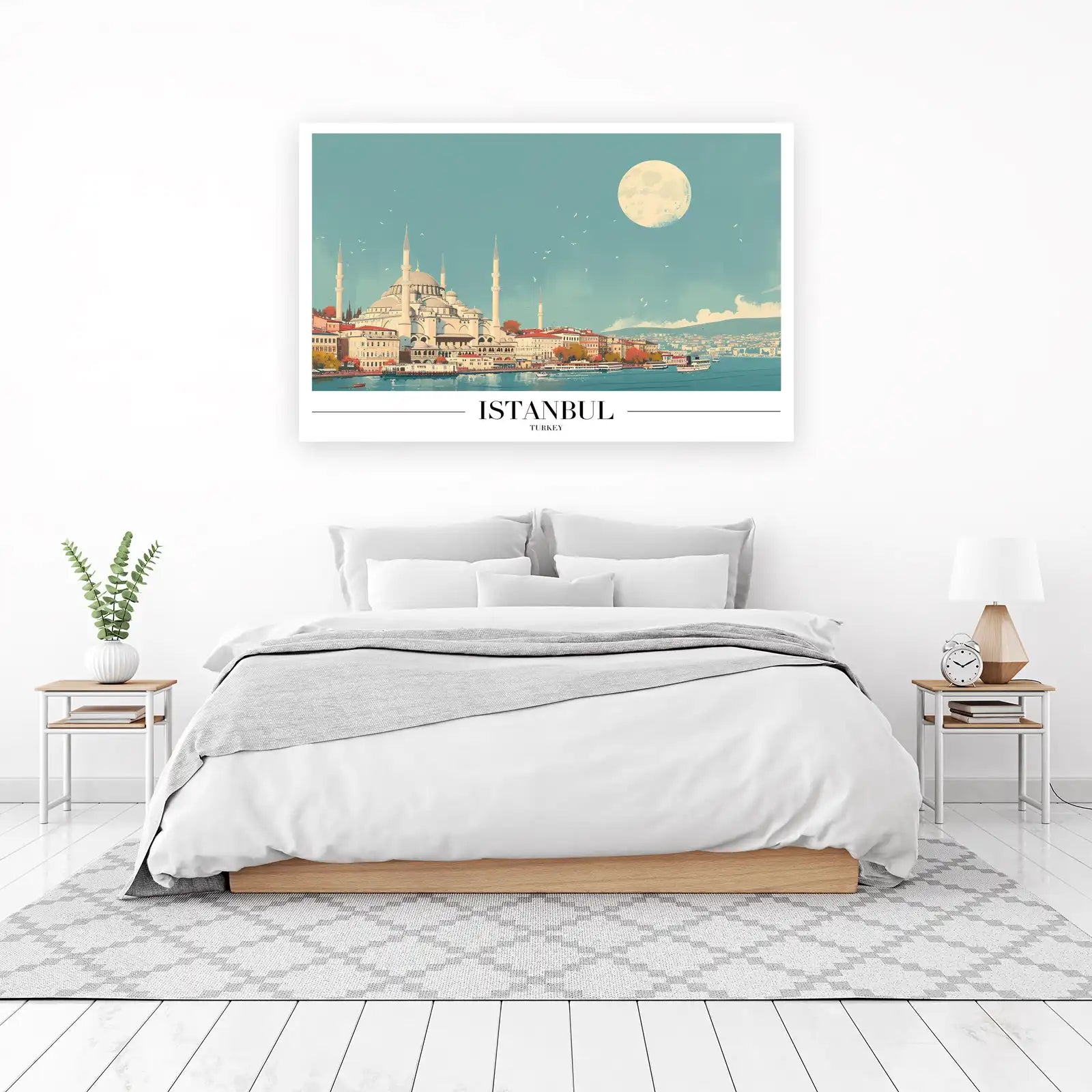 Istanbul Mosque Skyline Wall Art - Travel Art