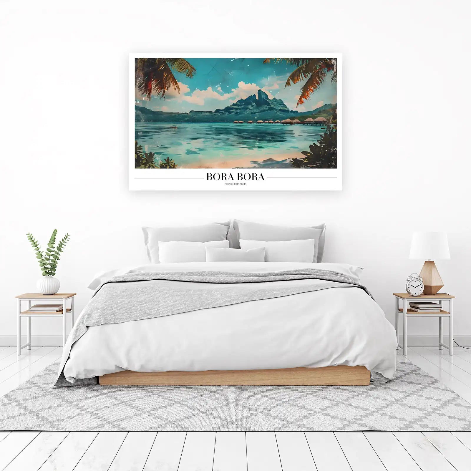 Bora Bora Paradise Tropical Beach Wall Art
