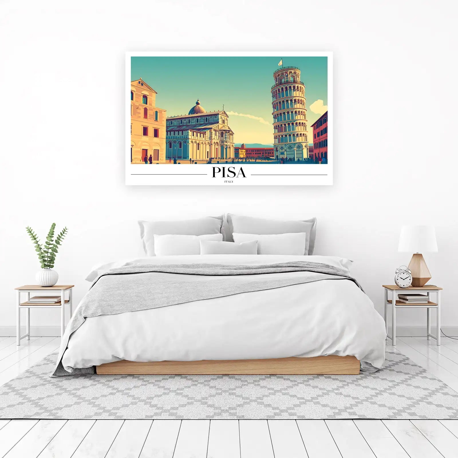 Pisa Tower Italian Travel Wall Art