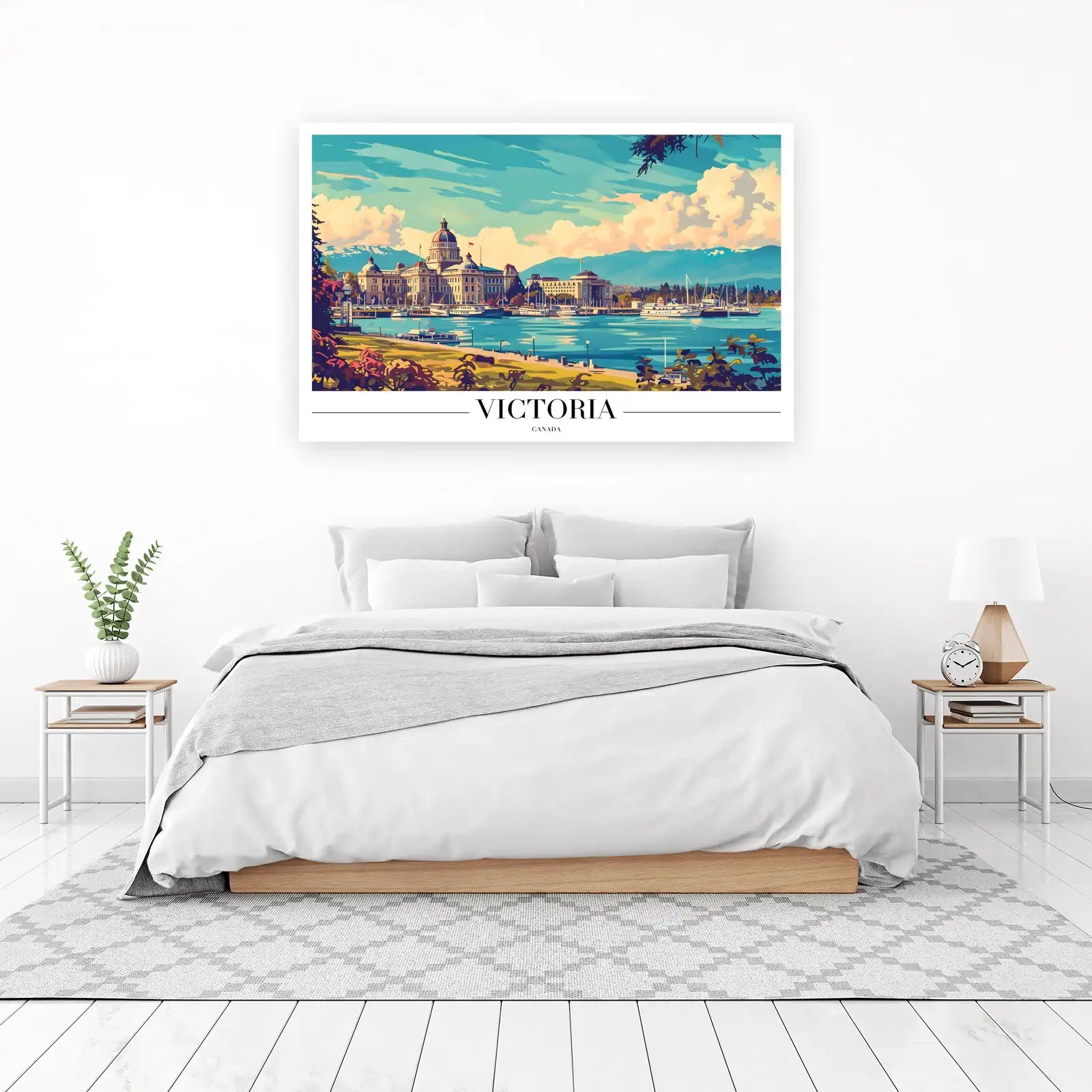 Victoria Harbour Canada Landmark Wall Art