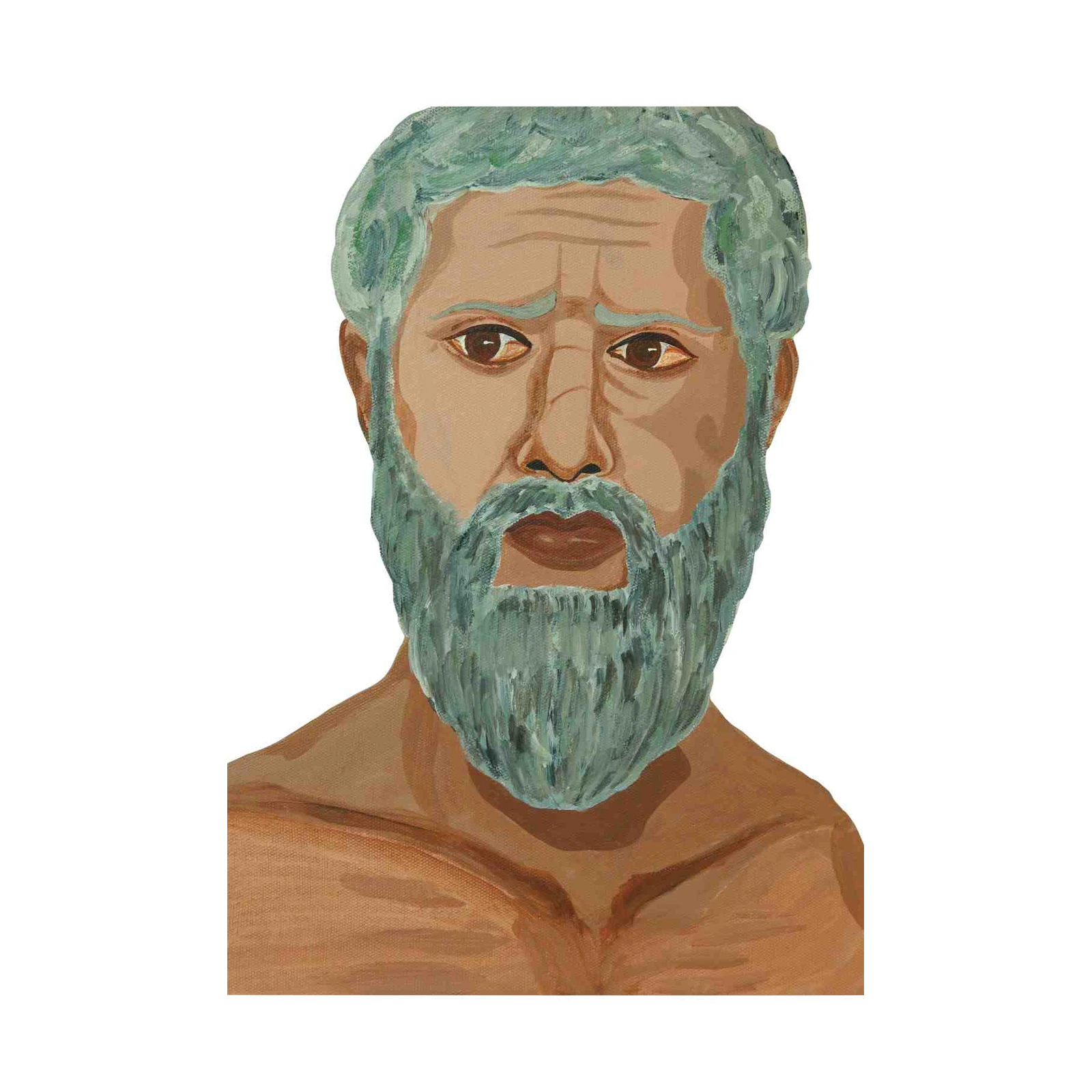 Socrates Portrait Ancient Greek Philosopher Wall Art