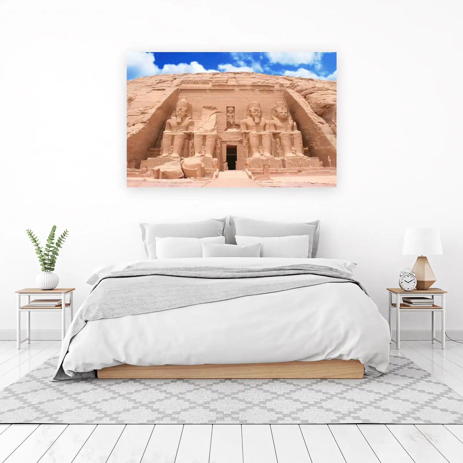 Majestic Abu Simbel Temples Egypt Wall Art