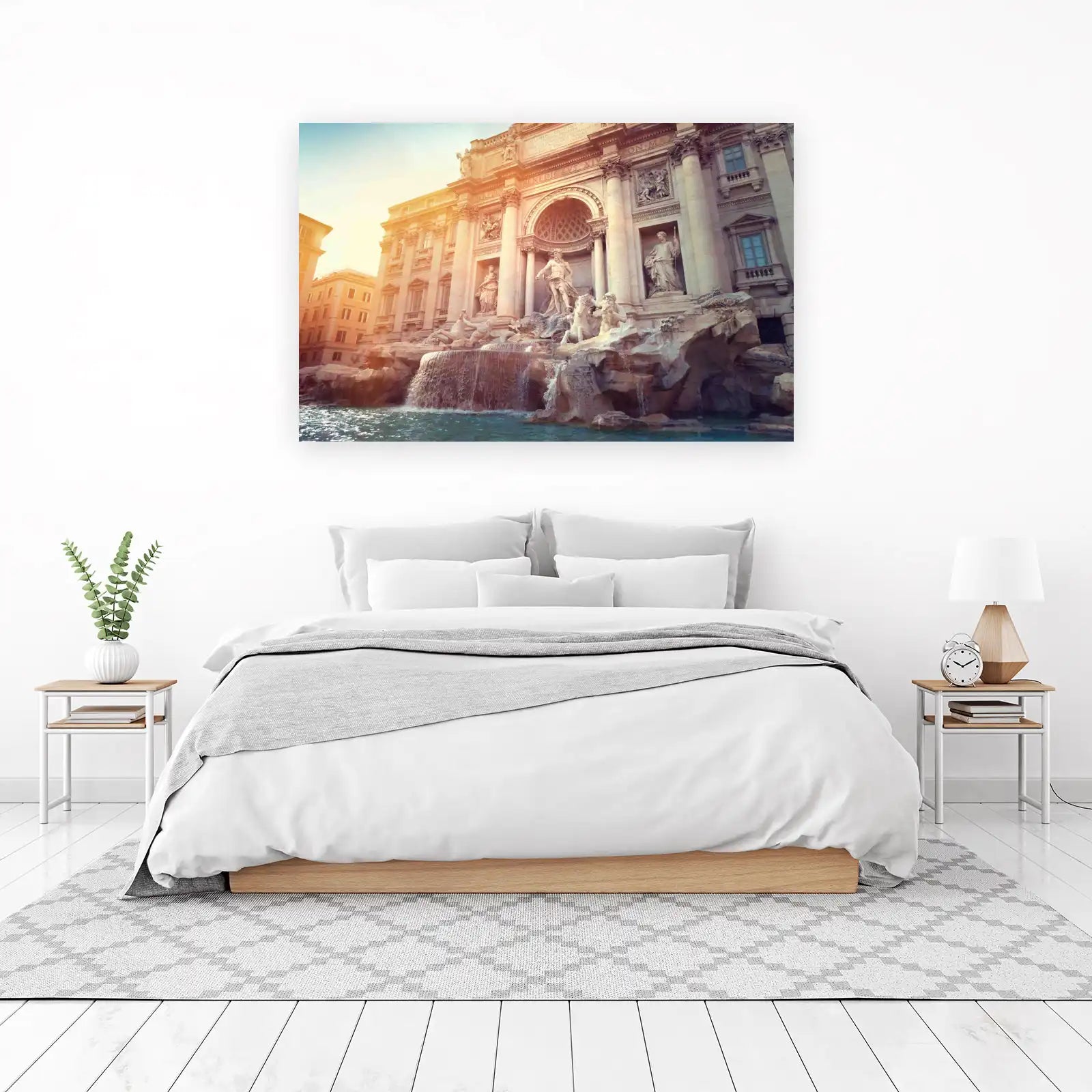 Rome Trevi Fountain Serenity Wall Art