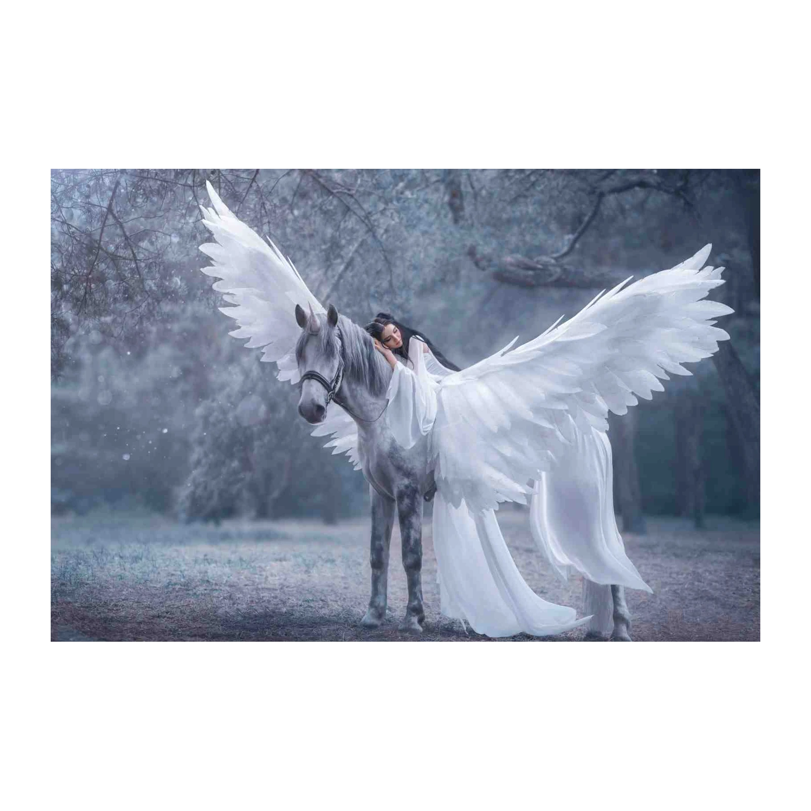 Enchanting Angelic Pegasus Wall Art