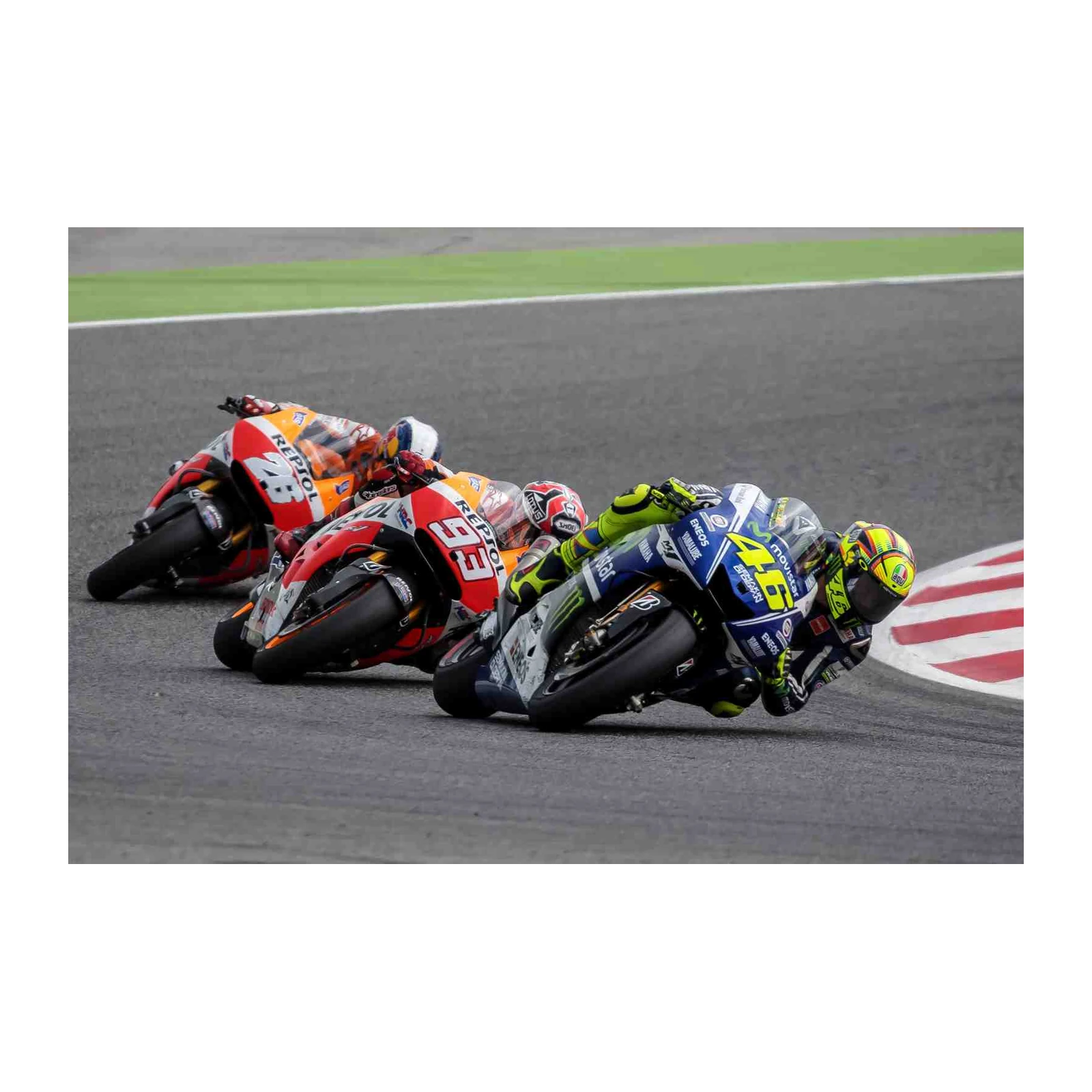 MotoGP Racing Action Wall Art