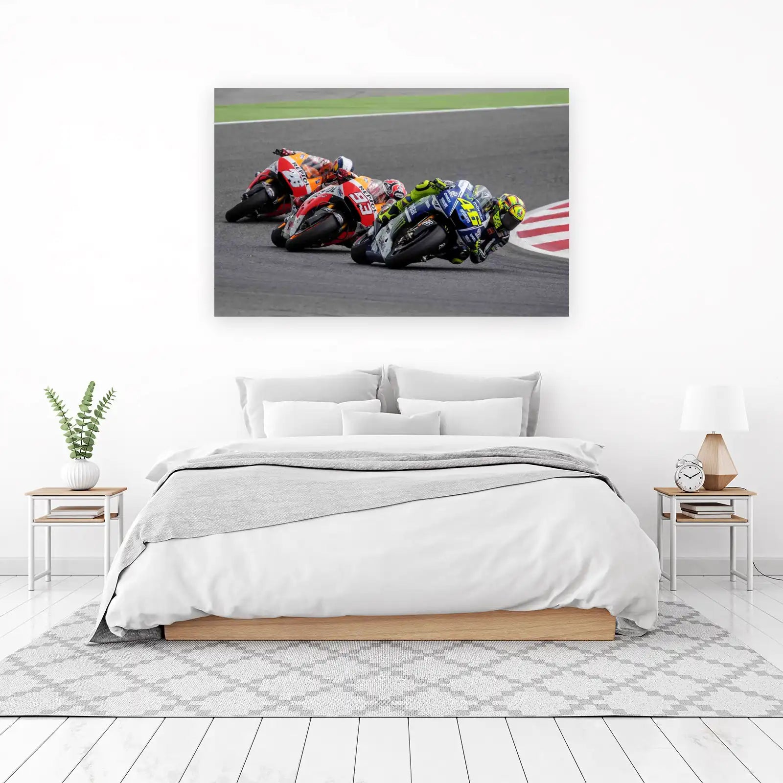 MotoGP Racing Action Wall Art
