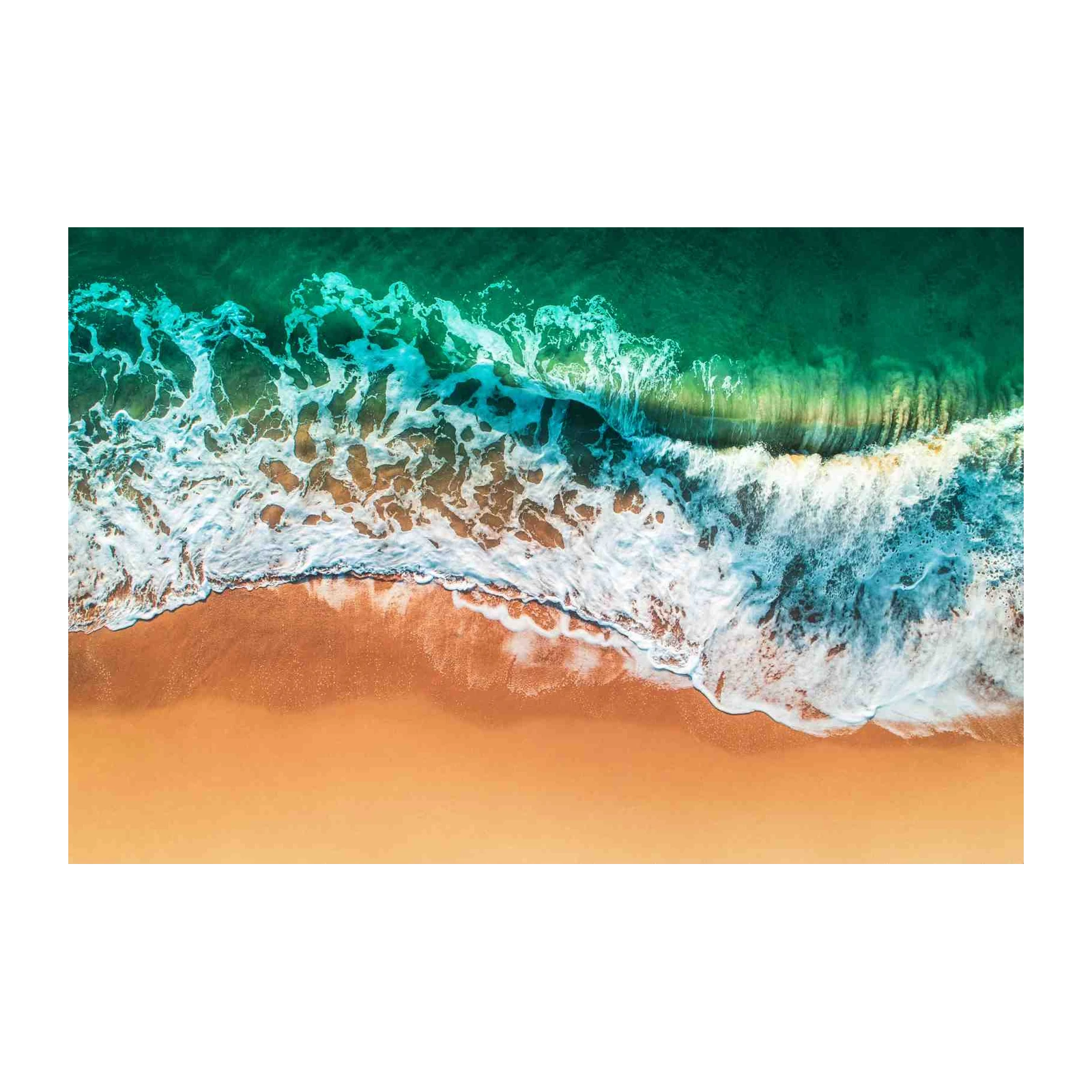 Aerial Ocean Wave Wall Art