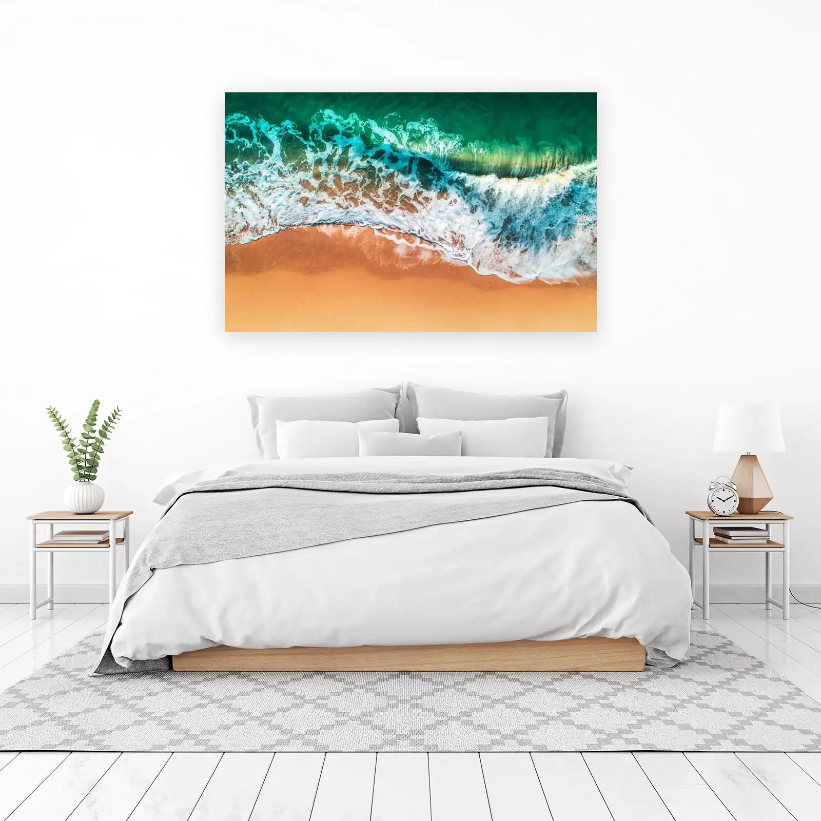 Aerial Ocean Wave Wall Art