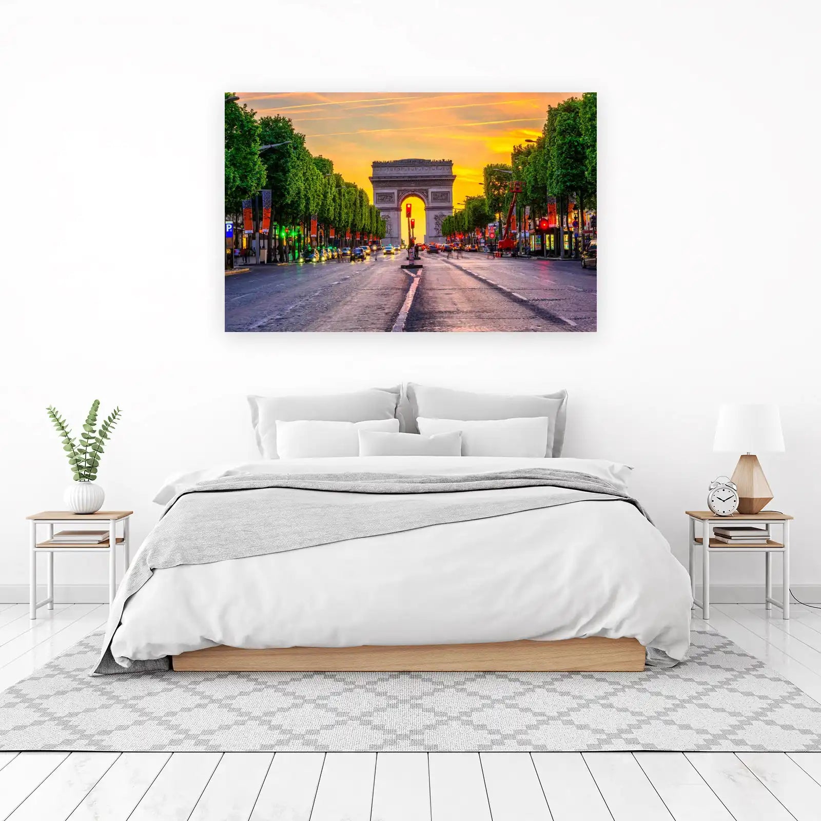 Parisian Sunset Arc de Triomphe Wall Art