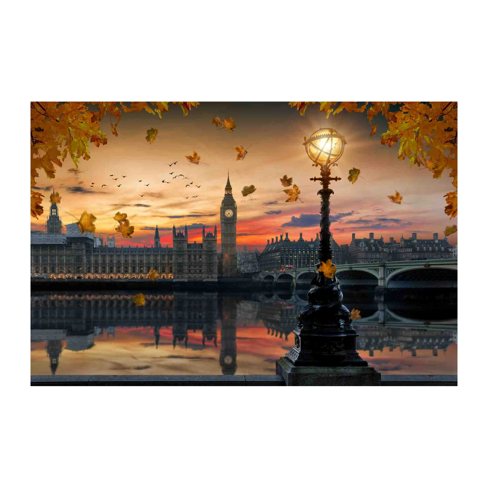 London Autumn Big Ben Wall Art