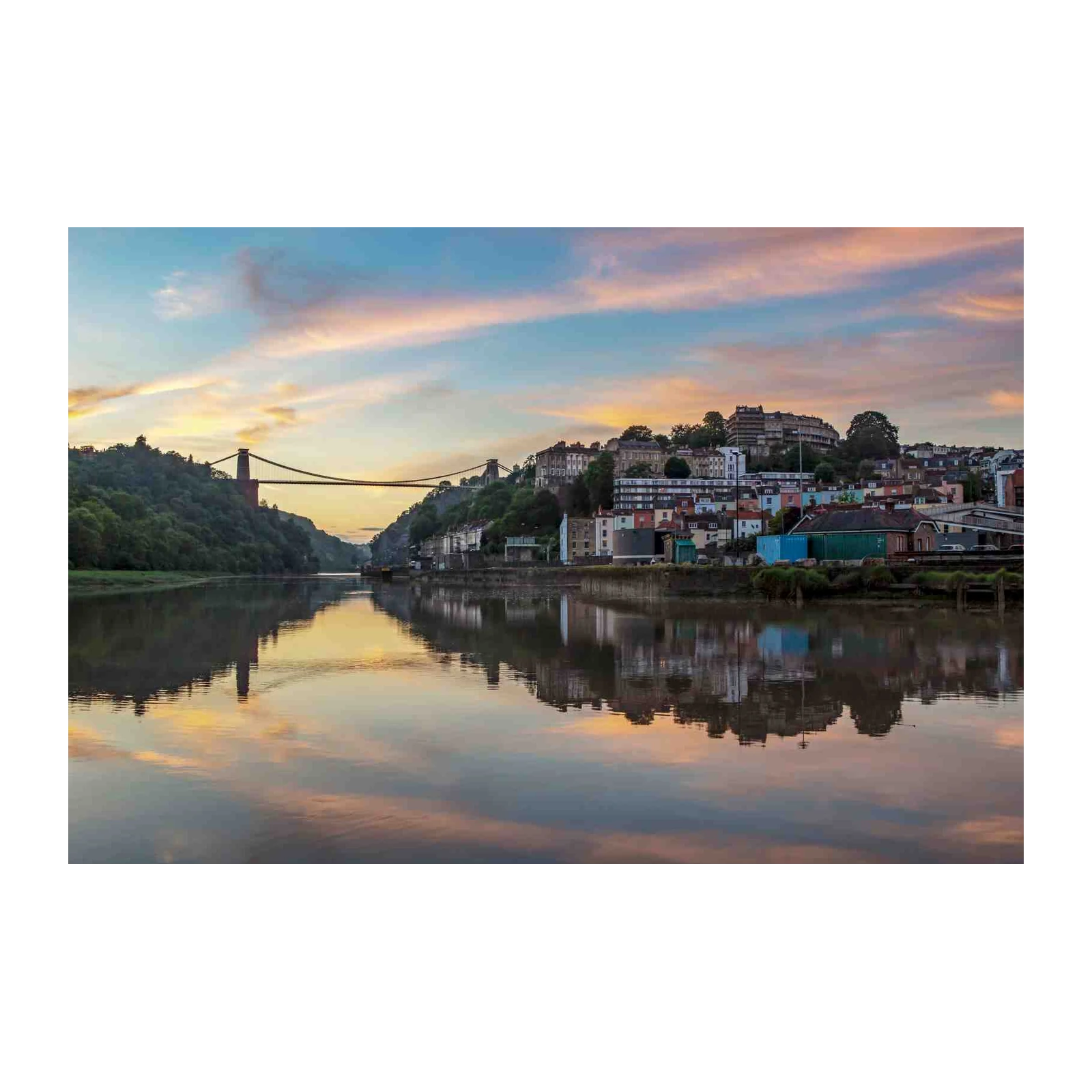 Clifton Suspension Bridge Sunset Wall Art
