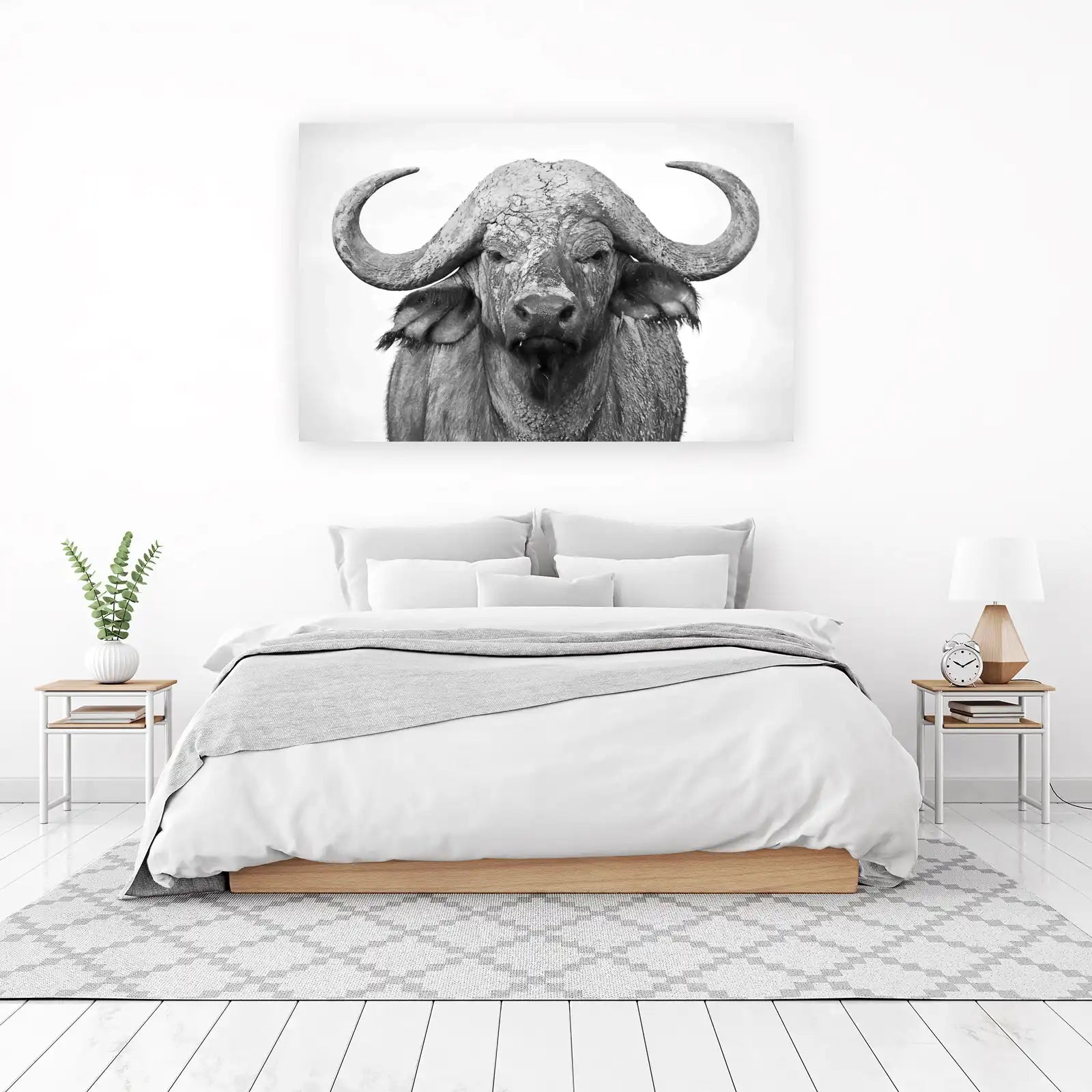 Majestic Buffalo Portrait Wall Art