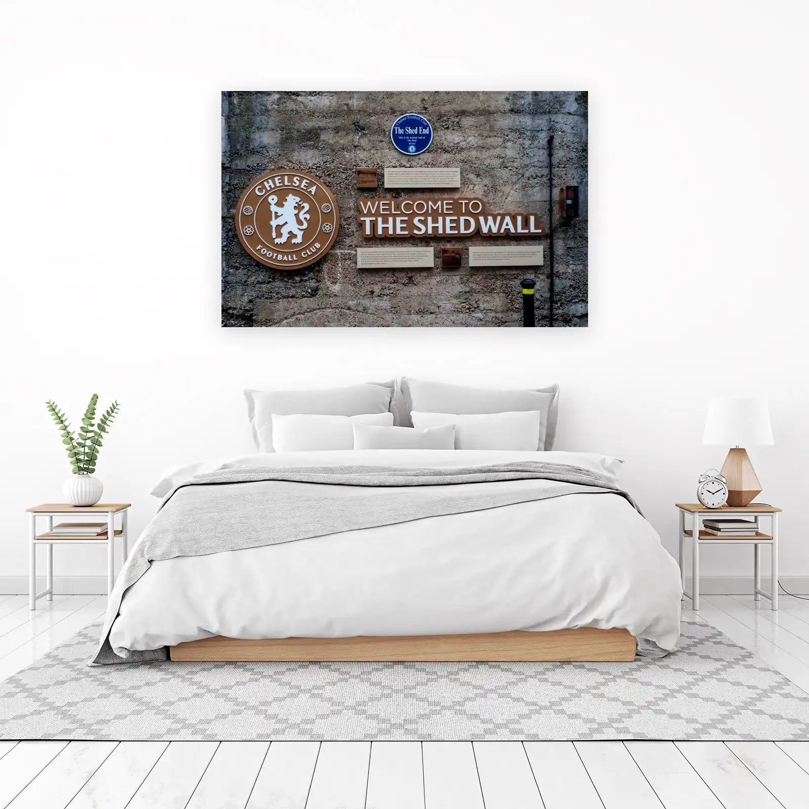 Chelsea FC "The Shed Wall" Commemorative Wall Art