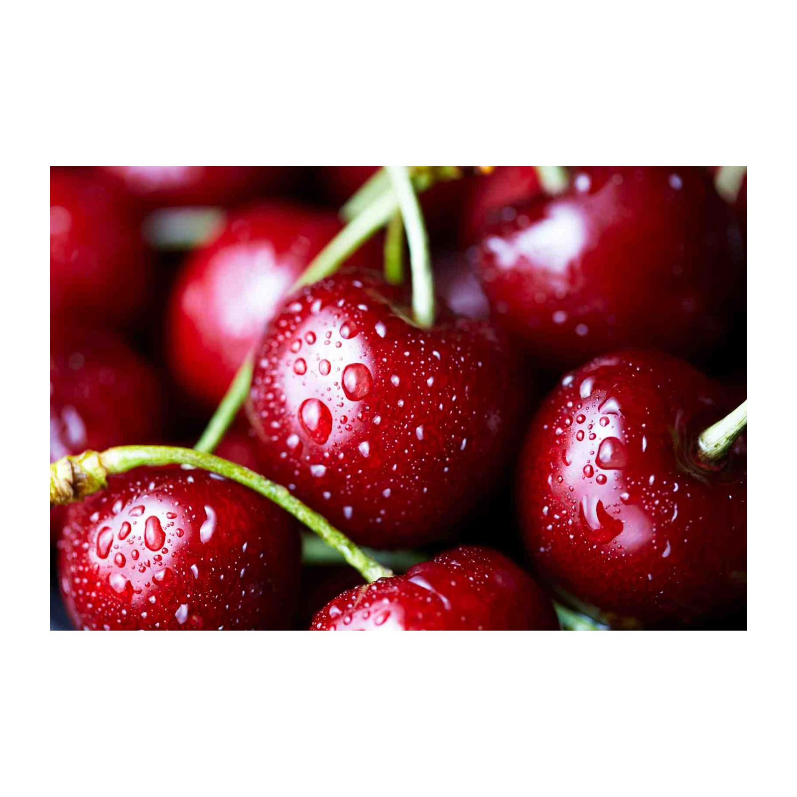 Juicy Cherries Macro Art Wall Art