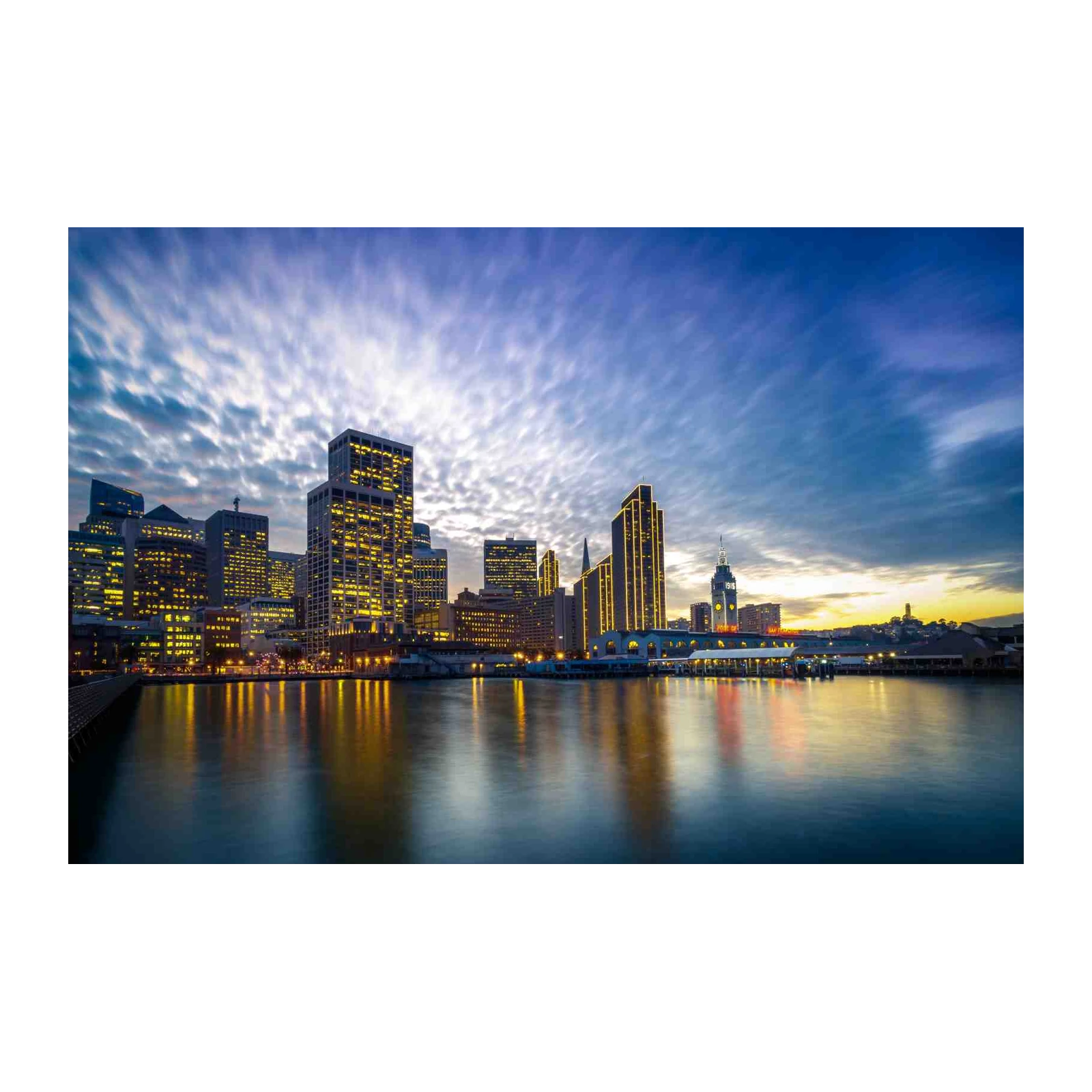 San Francisco Skyline at Dusk Wall Art