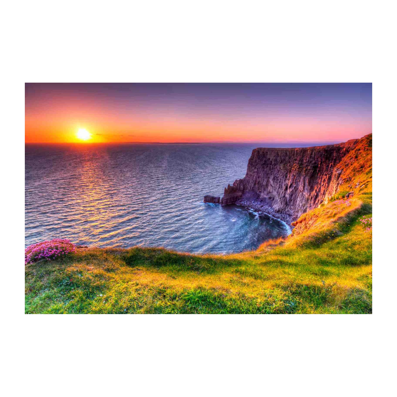 Sunset Cliffs Ocean Serenity Wall Art