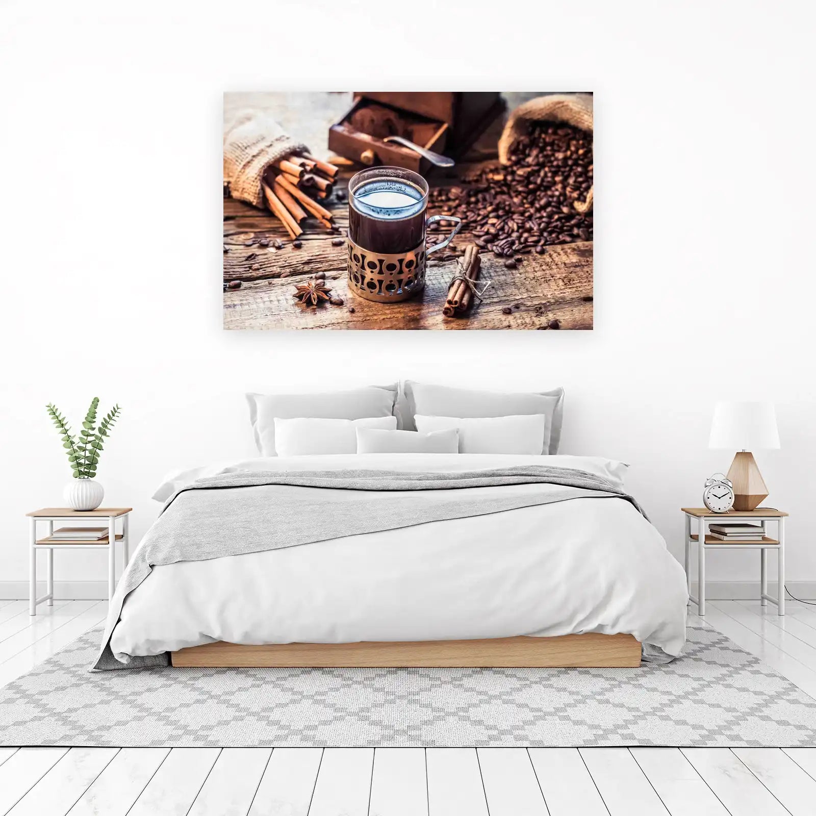 Cozy Coffee & Cinnamon Aroma Wall Art