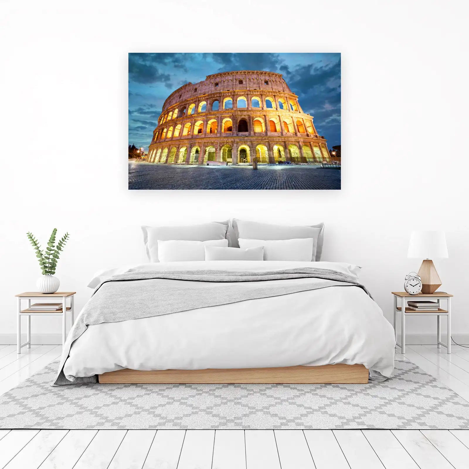Colosseum at Dusk Roman Architecture Wall Art
