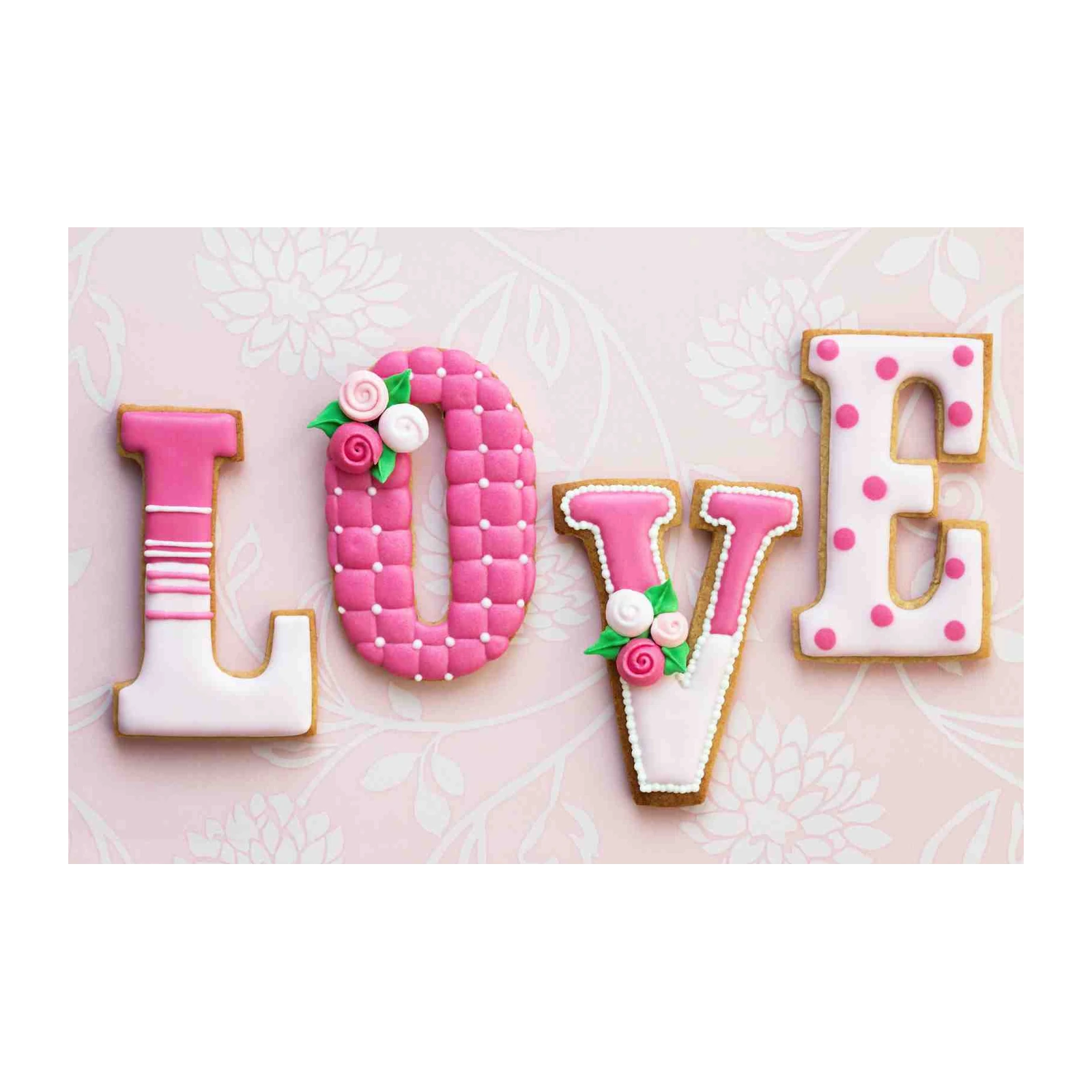 Charming LOVE Letter Cookies Wall Art