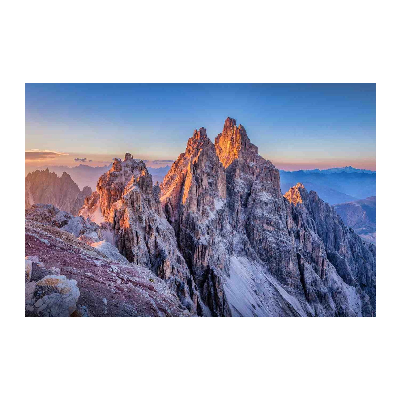 Majestic Mountain Sunrise Wall Art