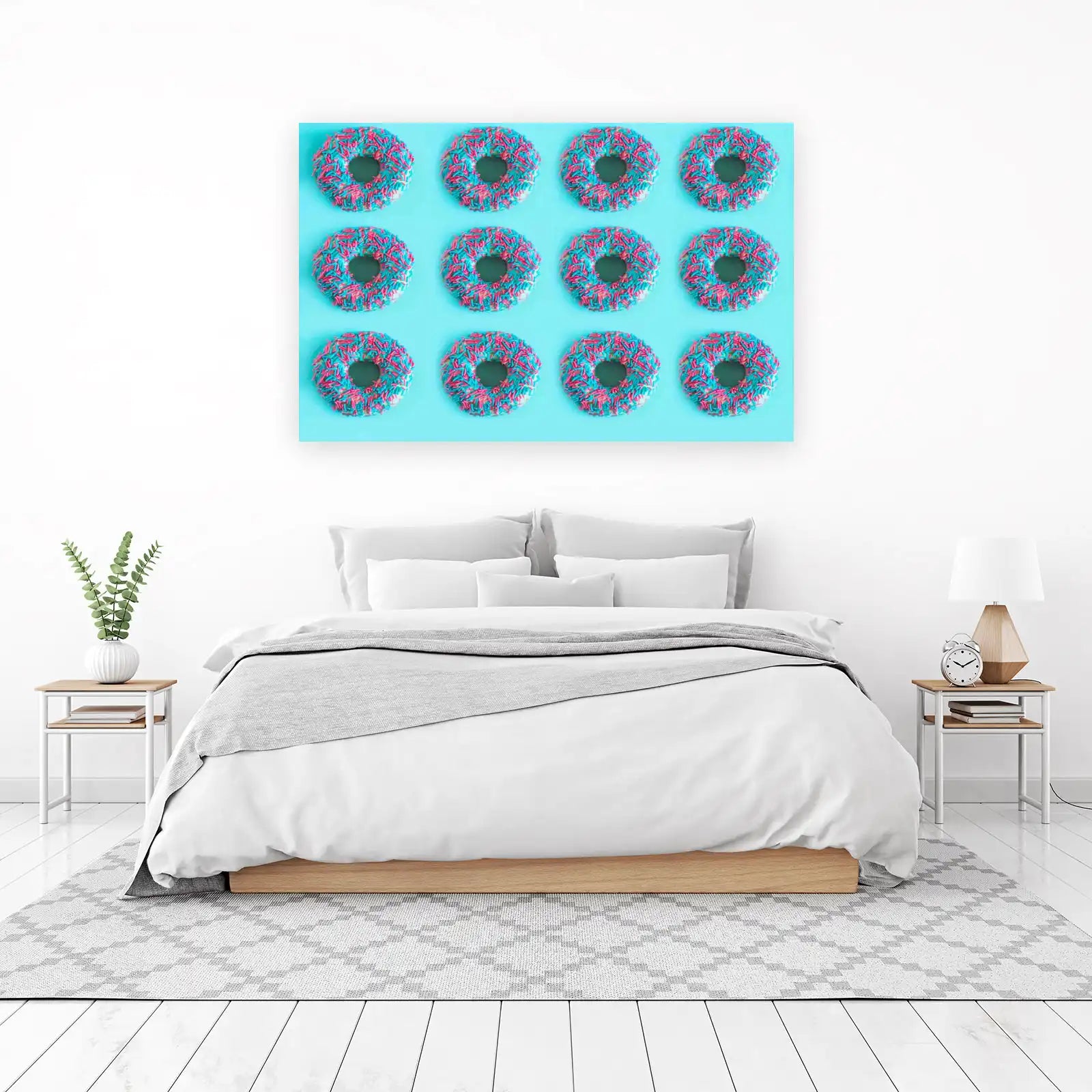 Whimsical Donut Sprinkles Wall Art