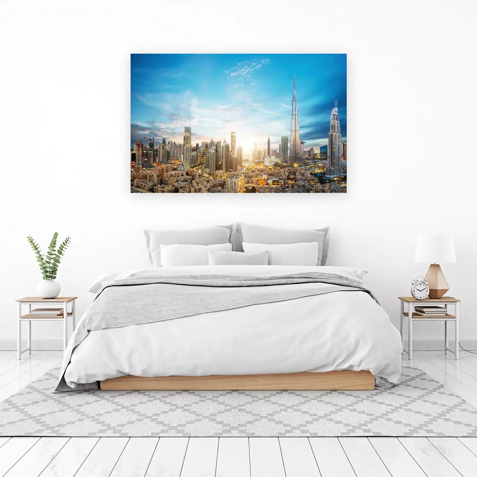 Dubai Skyline Iconic Architecture Wall Art