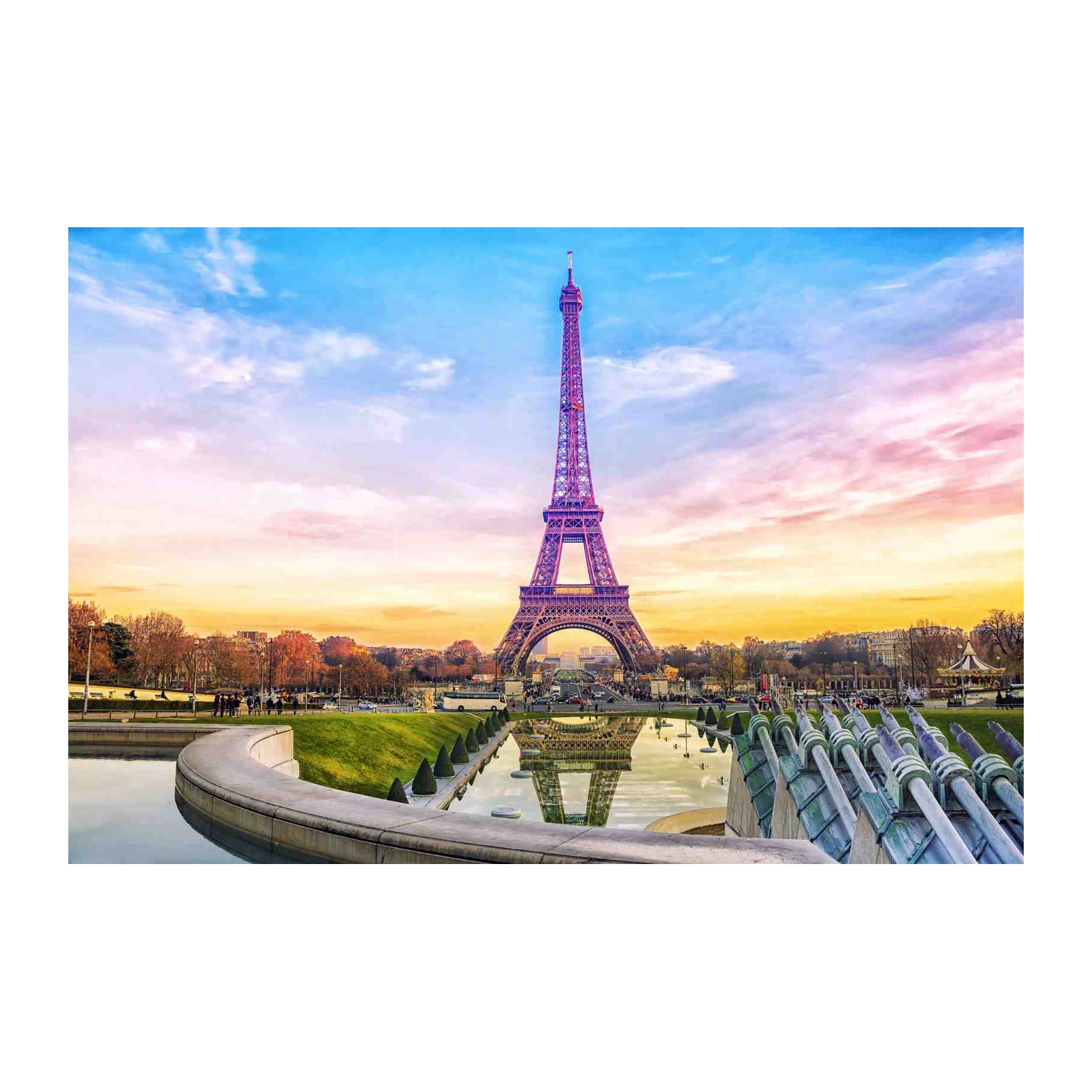 Eiffel Tower Sunset Paris Dream Wall Art