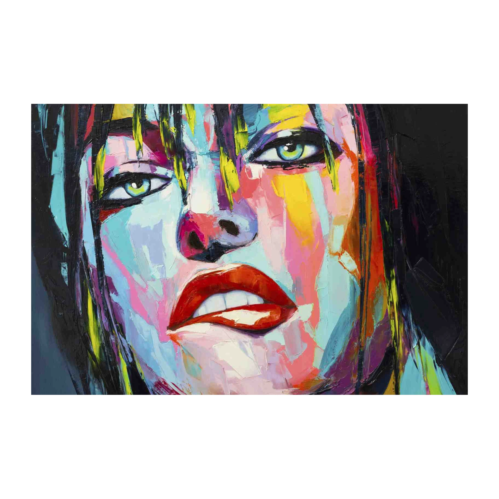 Vibrant Pop Art Portrait Wall Art