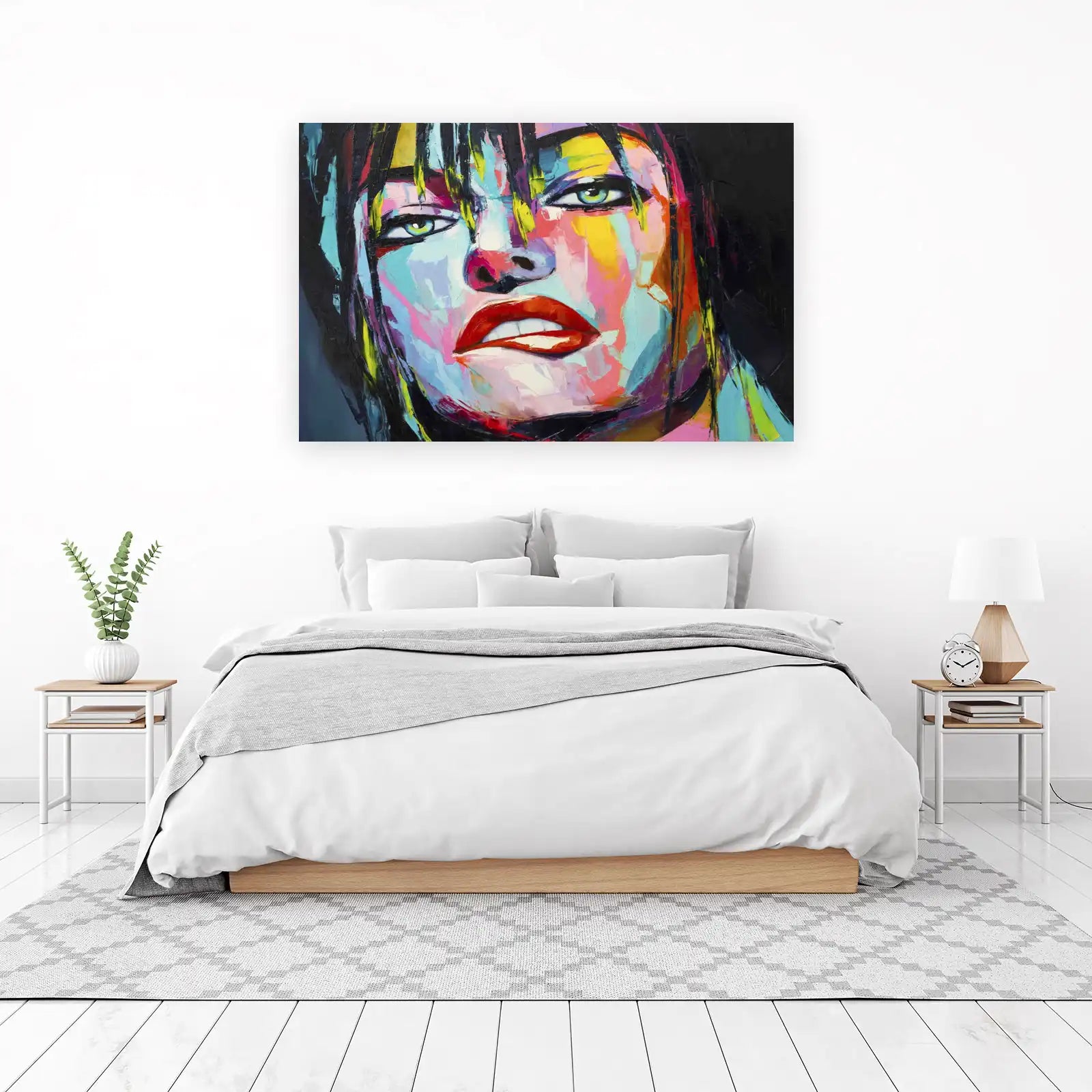 Vibrant Pop Art Portrait Wall Art