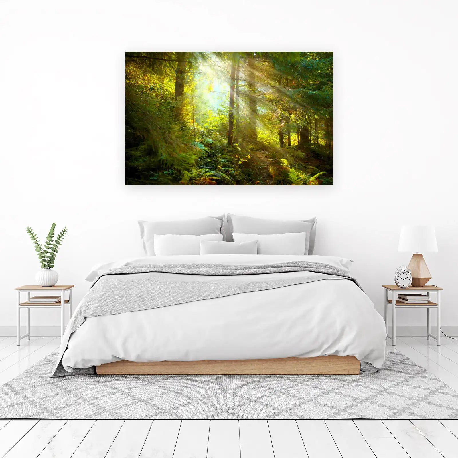 Enchanted Forest Rays Wall Art