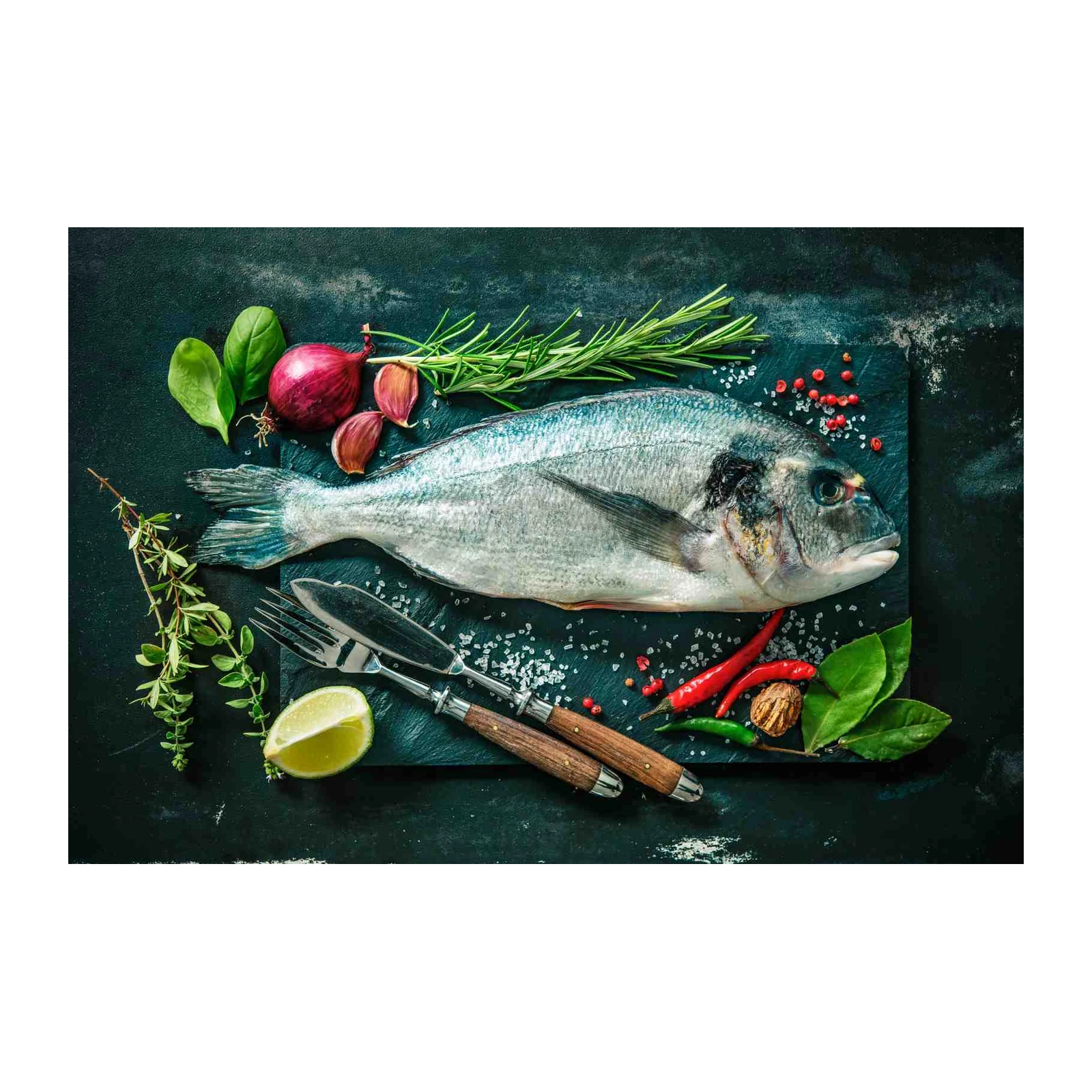 Fresh Seafood Culinary Art Wall Art